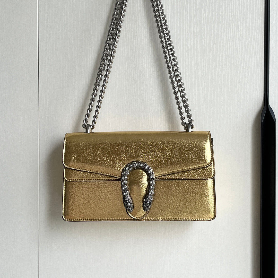 Gucci Dionysus Leather Shoulder Bag Collection