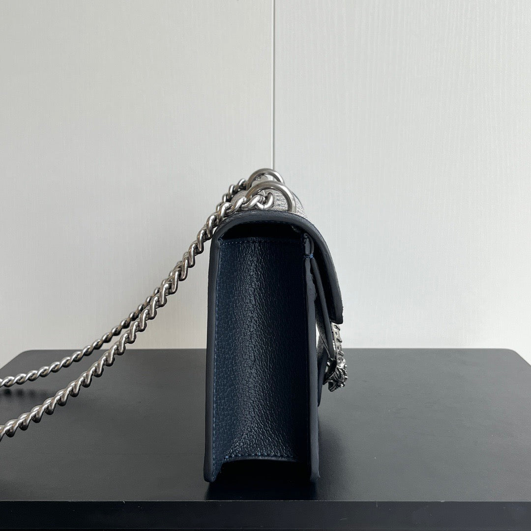Gucci Dionysus GG Supreme Shoulder Bag – Blue Trim