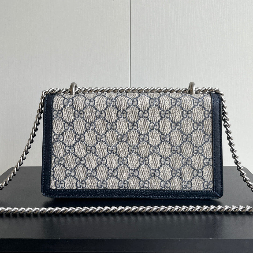 Gucci Dionysus GG Supreme Shoulder Bag – Blue Trim