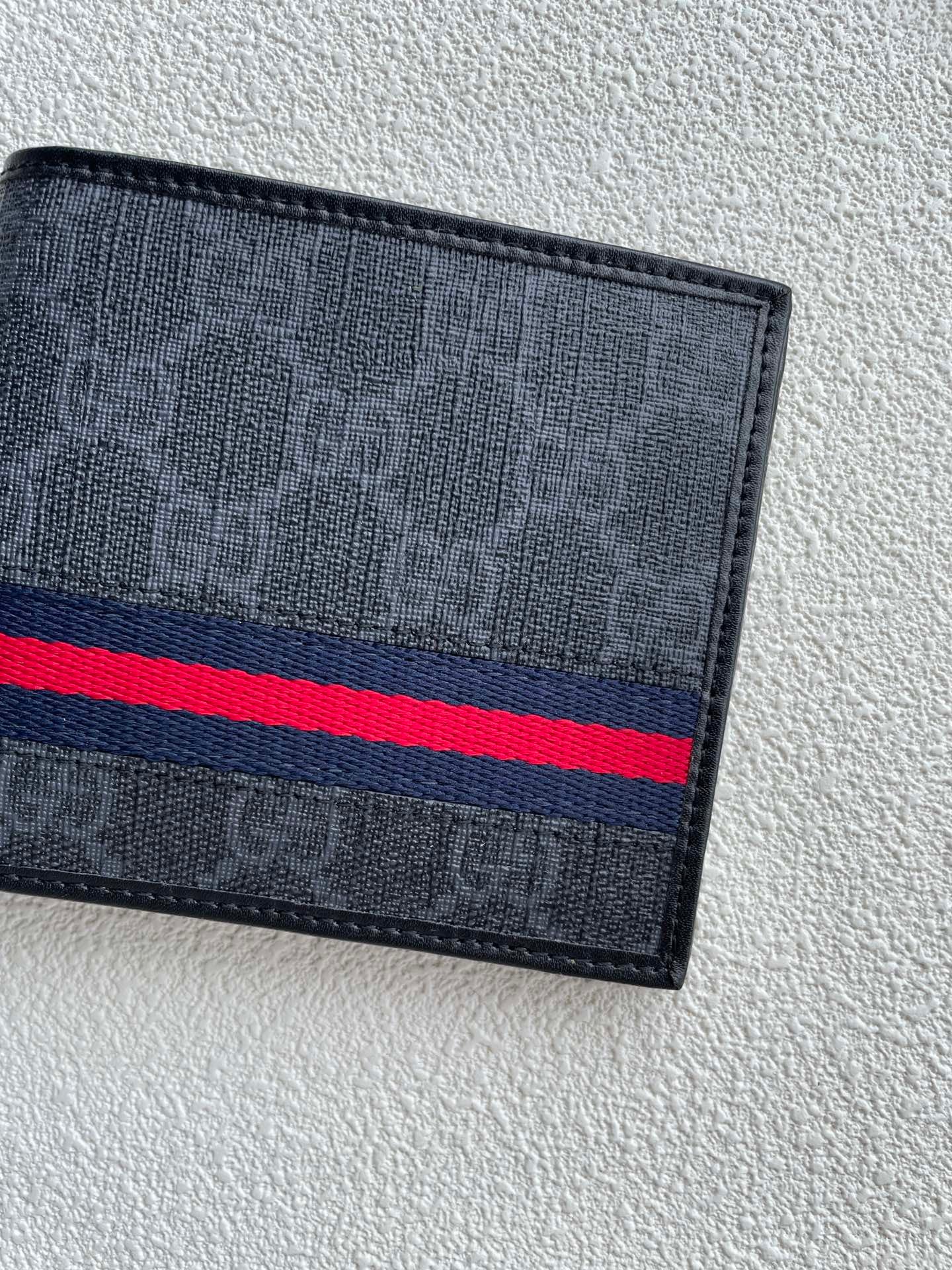 Gucci Stripe Monogram Wallet