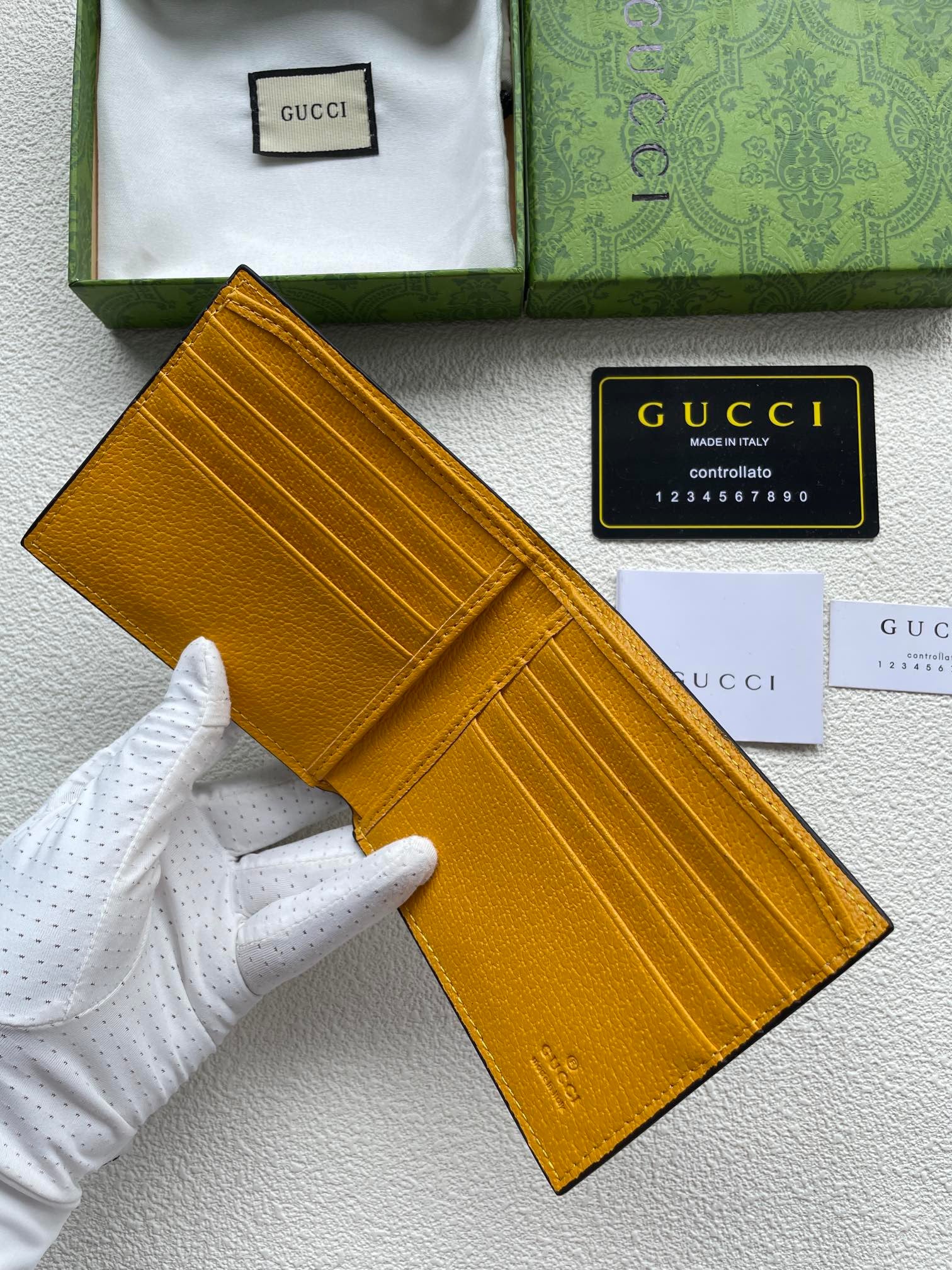 Gucci GG Monogram Wallet Set – Brown Canvas Edition