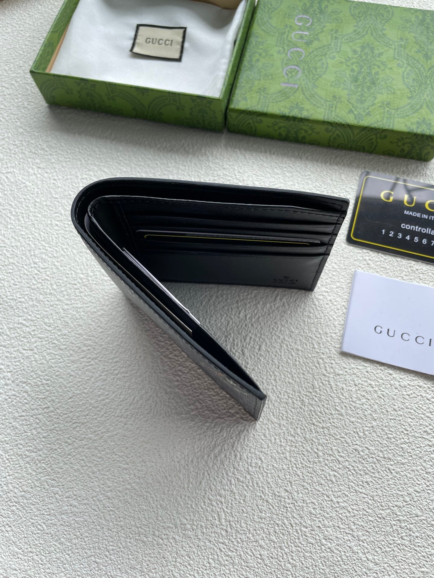 Gucci GG Tiger Wallet Set – Dark Canvas Edition