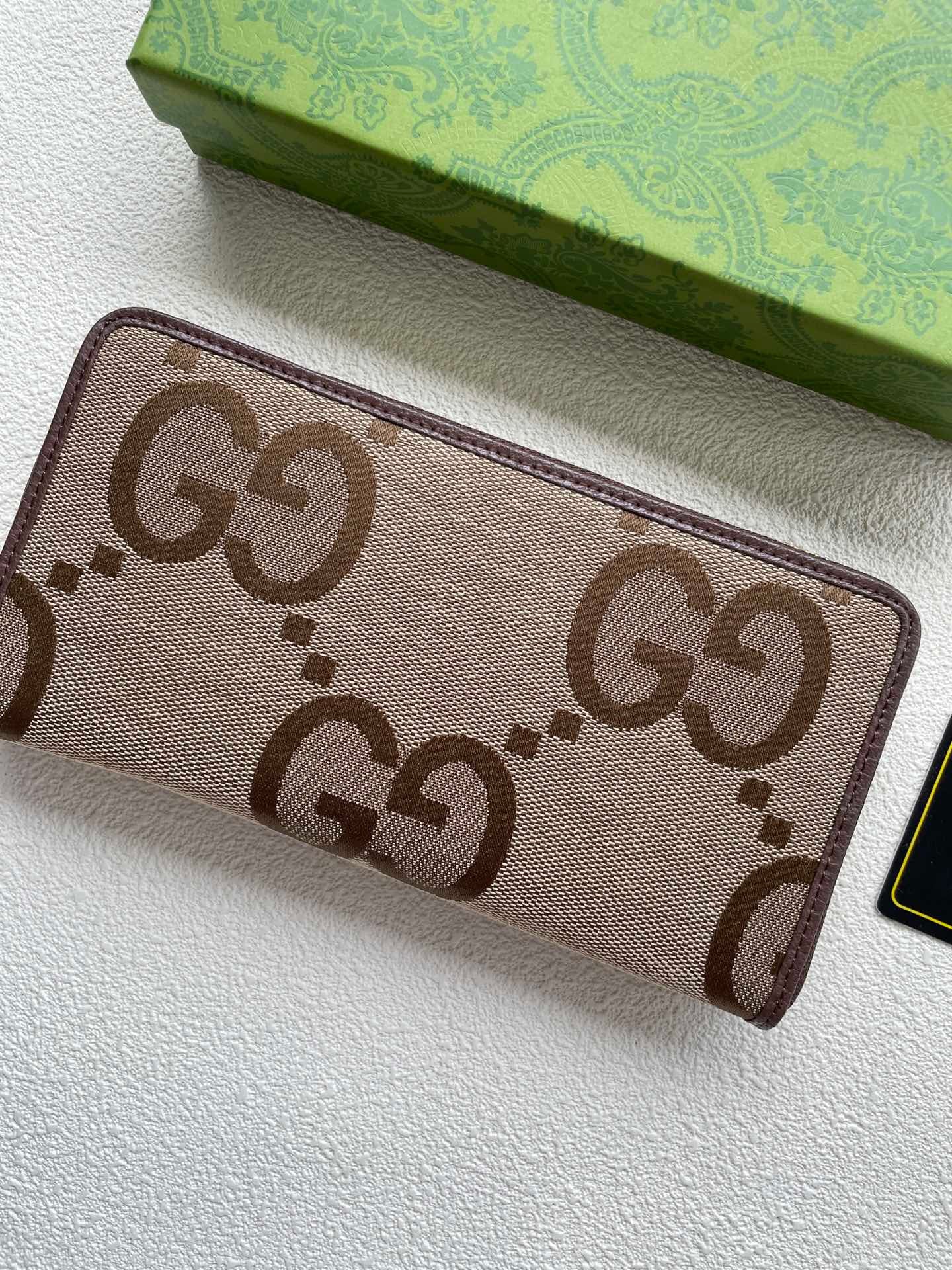 Gucci GG Zipper Wallet Set – Beige Canvas Edition