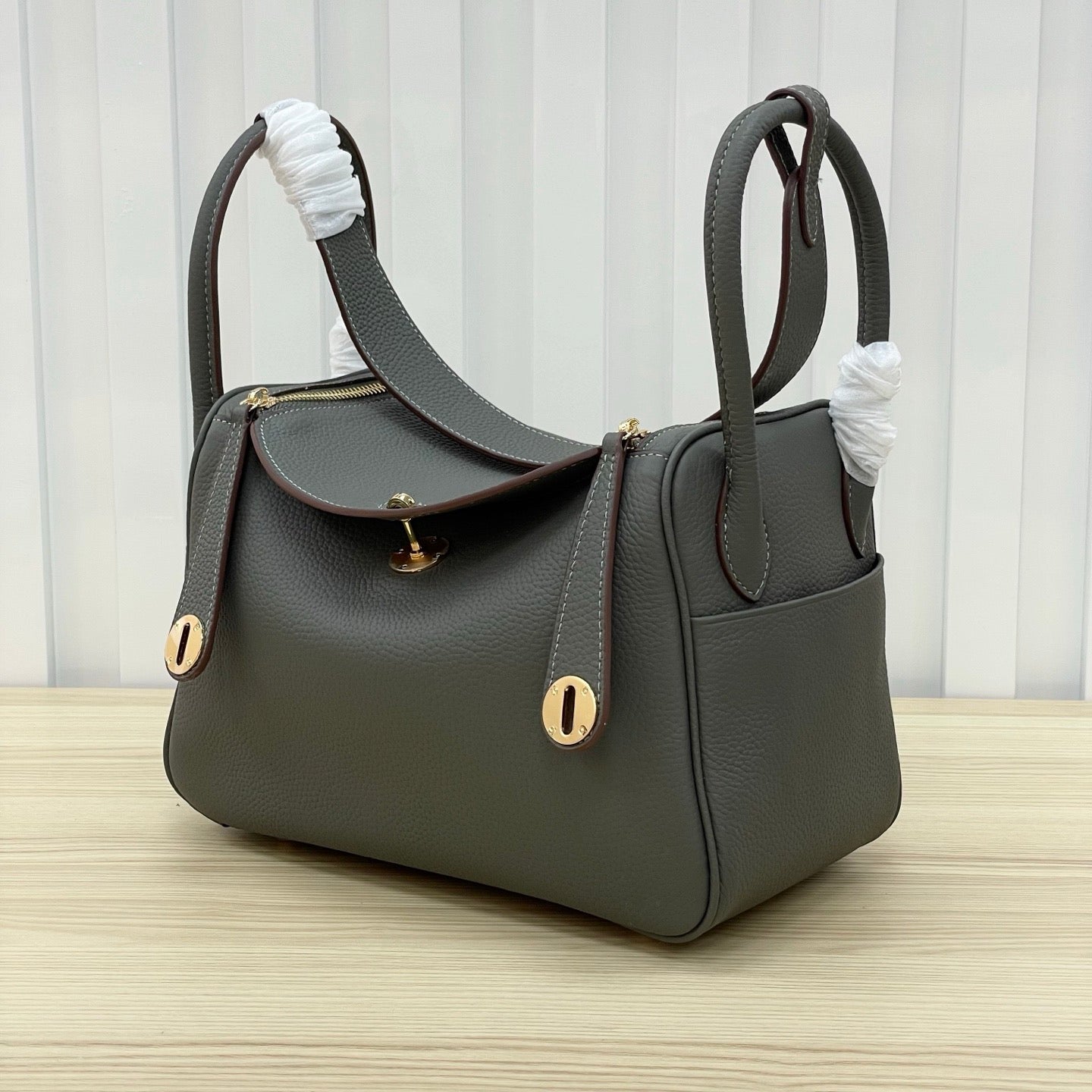 Luxury Structured Handbag Collection – Pebbled & Croc-Textured Leather with Metallic Hardware