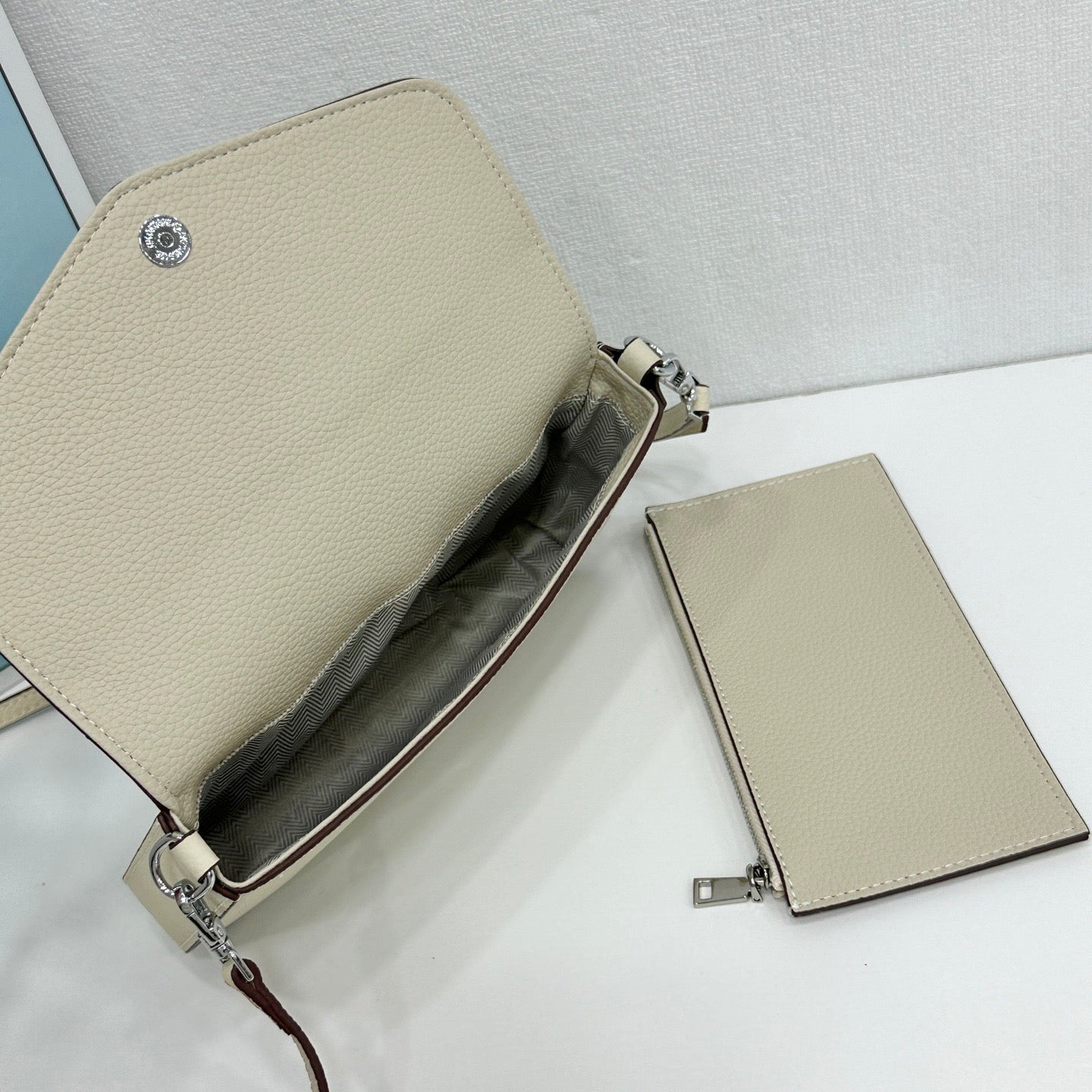 Hermès Mini Flap Handbag Collection – Textured Leather with Embossed H Logo