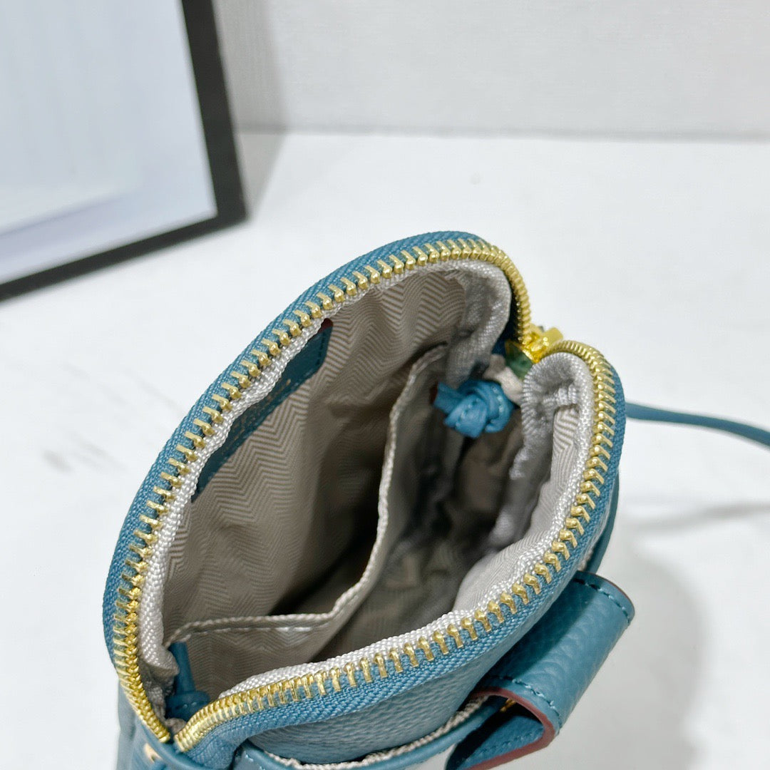 Hermès Mini Button Flap Crossbody Bag Collection – Textured Leather with Embossed H Logo