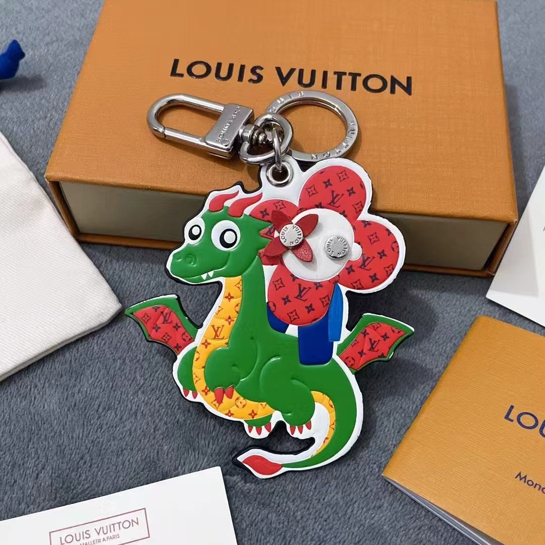 Louis Vuitton Designer Keychain Collection – Monogram Leather, Floral Charms & Iconic Animal Designs