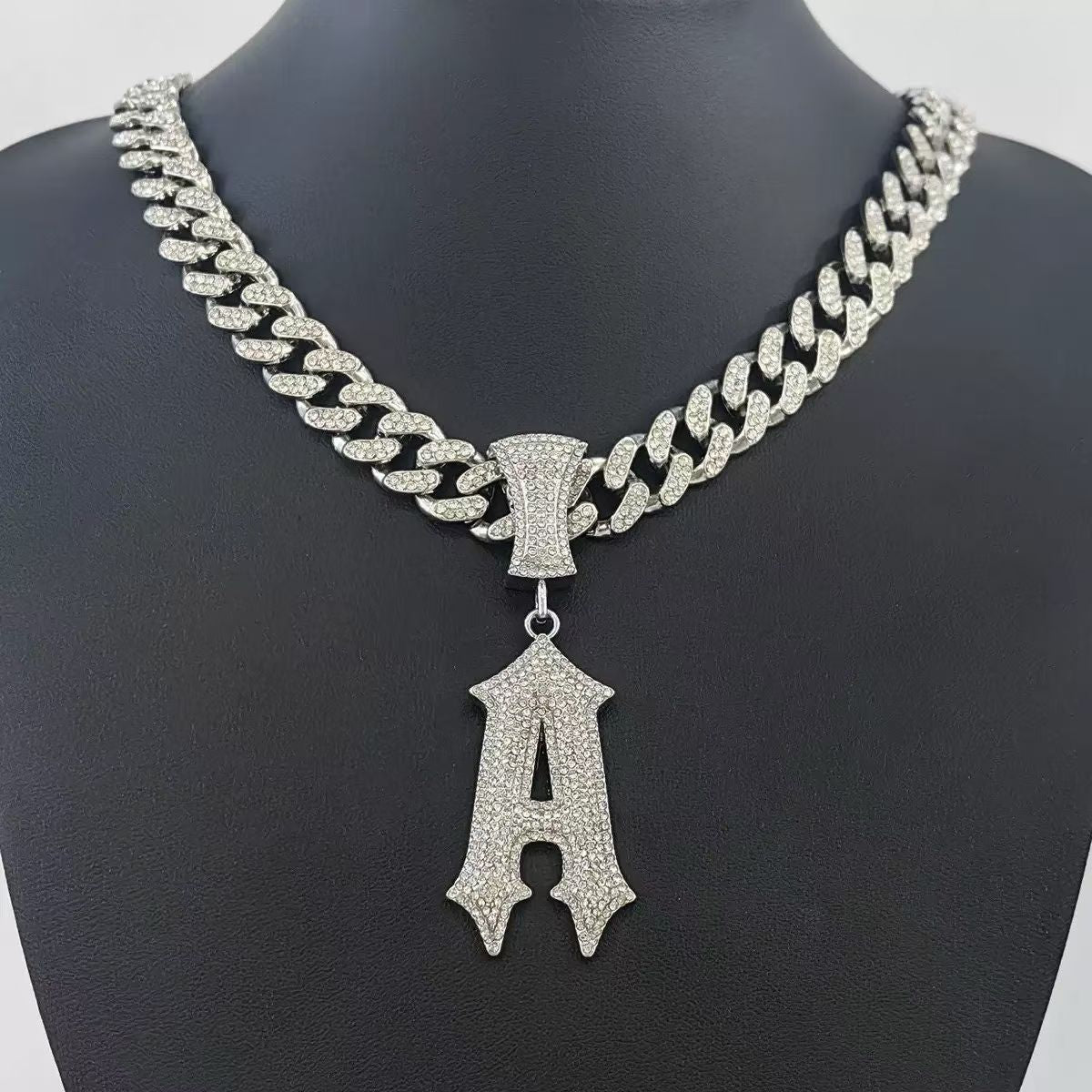 Iced-Out Statement Pendant Collection – Gold & Silver Cuban Link Necklaces with Custom Designs