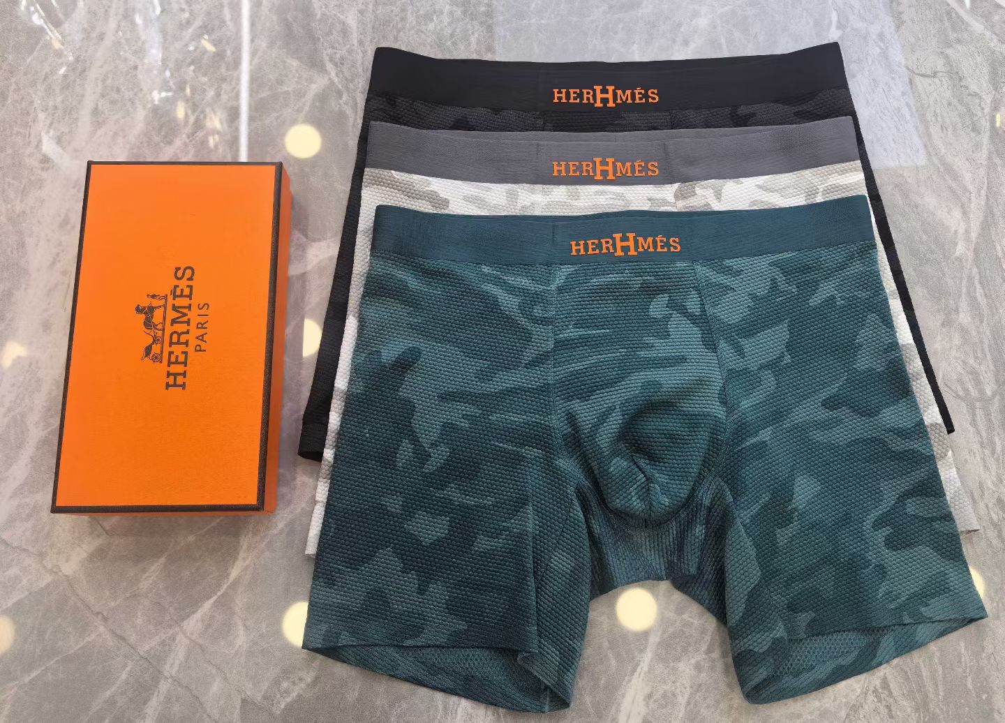 Hermès EquiBand Briefs – Carriage Crest Edition