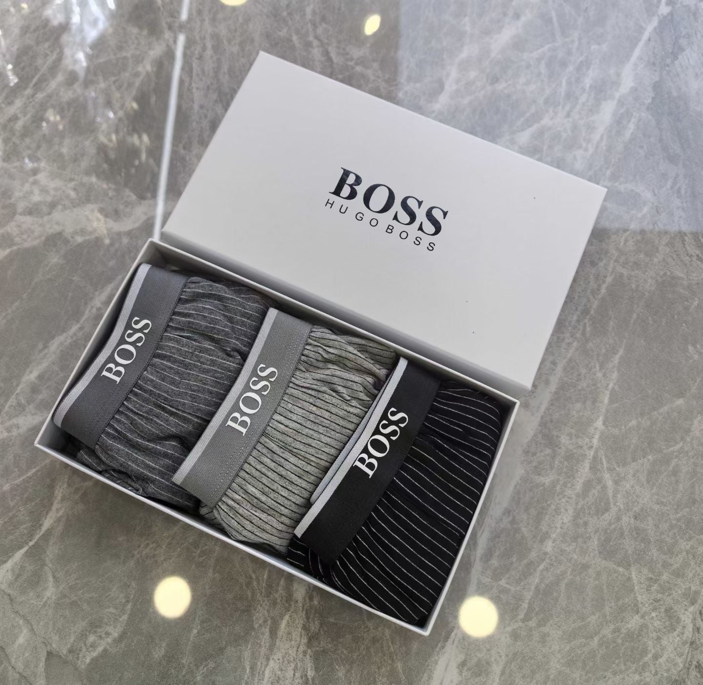 Hugo Boss StripeForm Briefs – Monochrome Heritage Edition