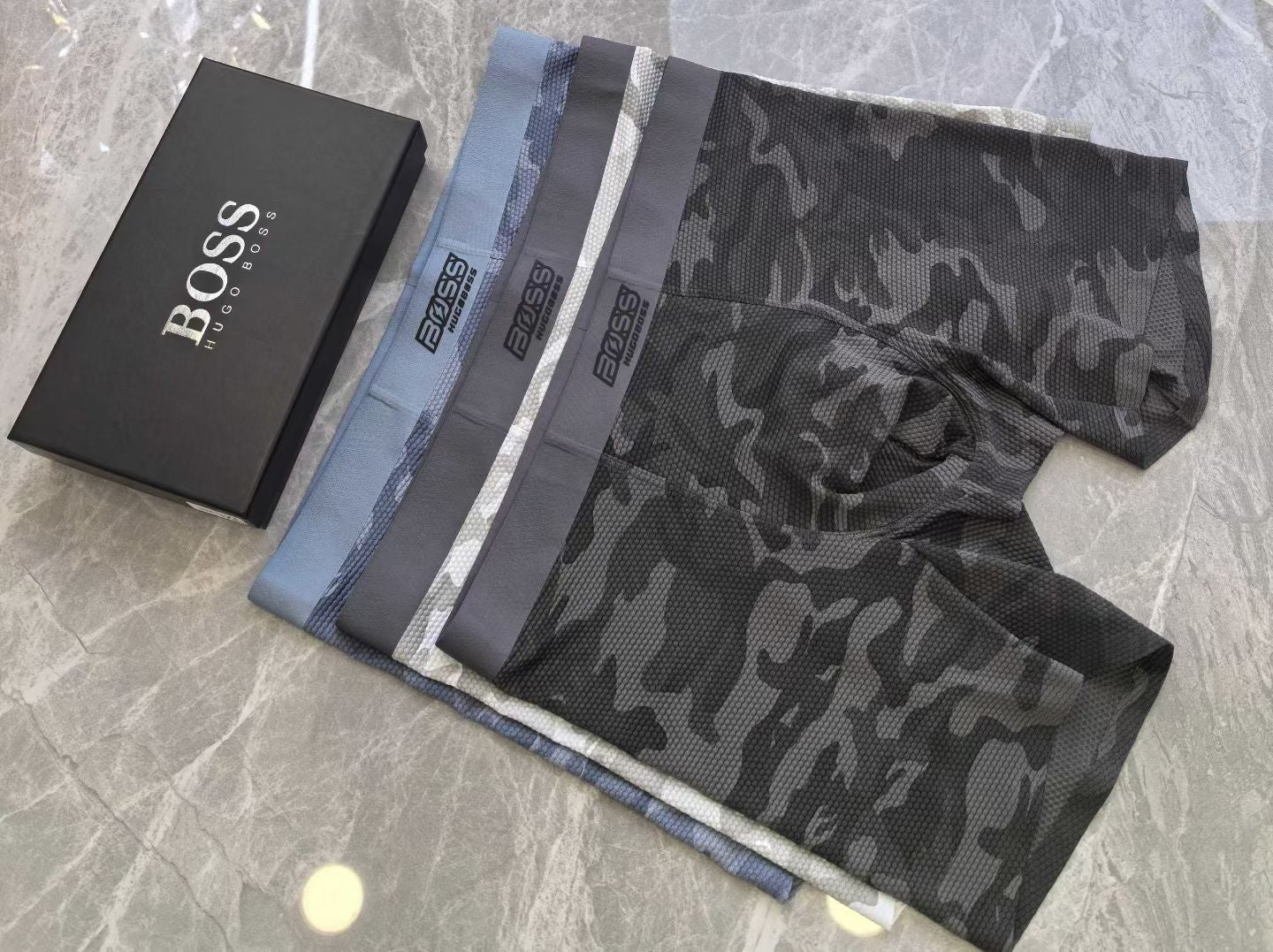 Hugo Boss’s PatternFlex Briefs from the Urban Fade Edition