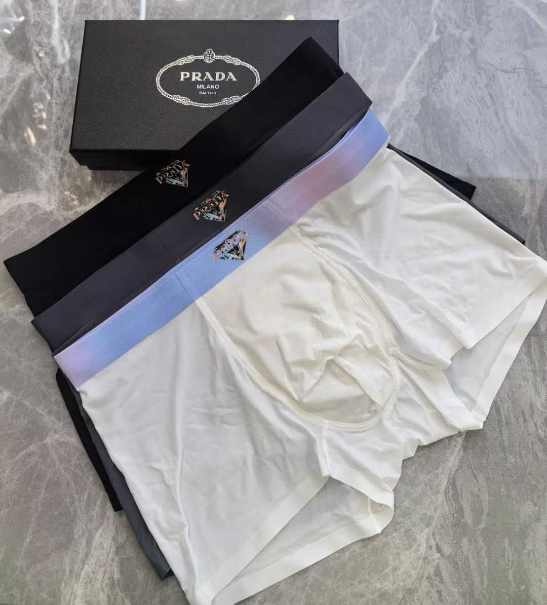 Prada Spectrum Core Briefs – Signature Patch Edition