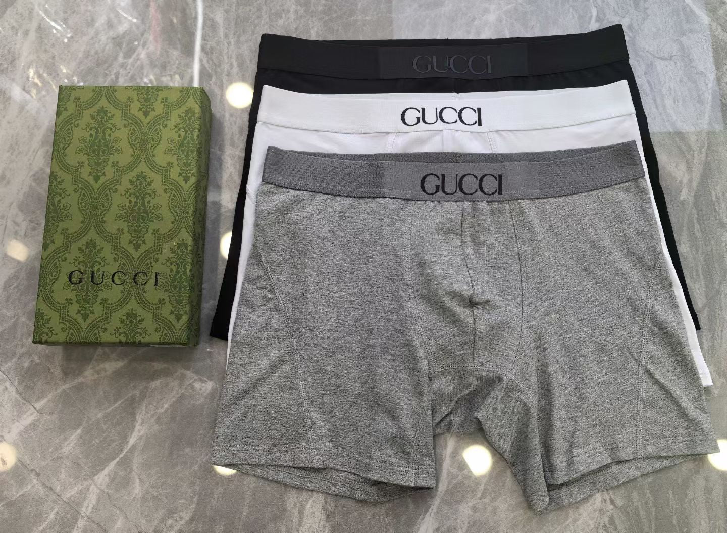 Gucci CoreLine Briefs – Monochrome Signature Edition