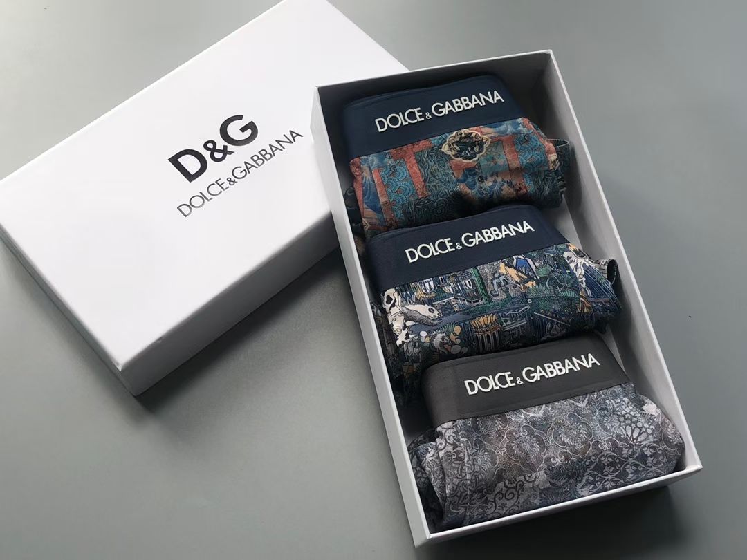 Dolce & Gabbana ArtMotive Briefs – Patterned Luxe Edition