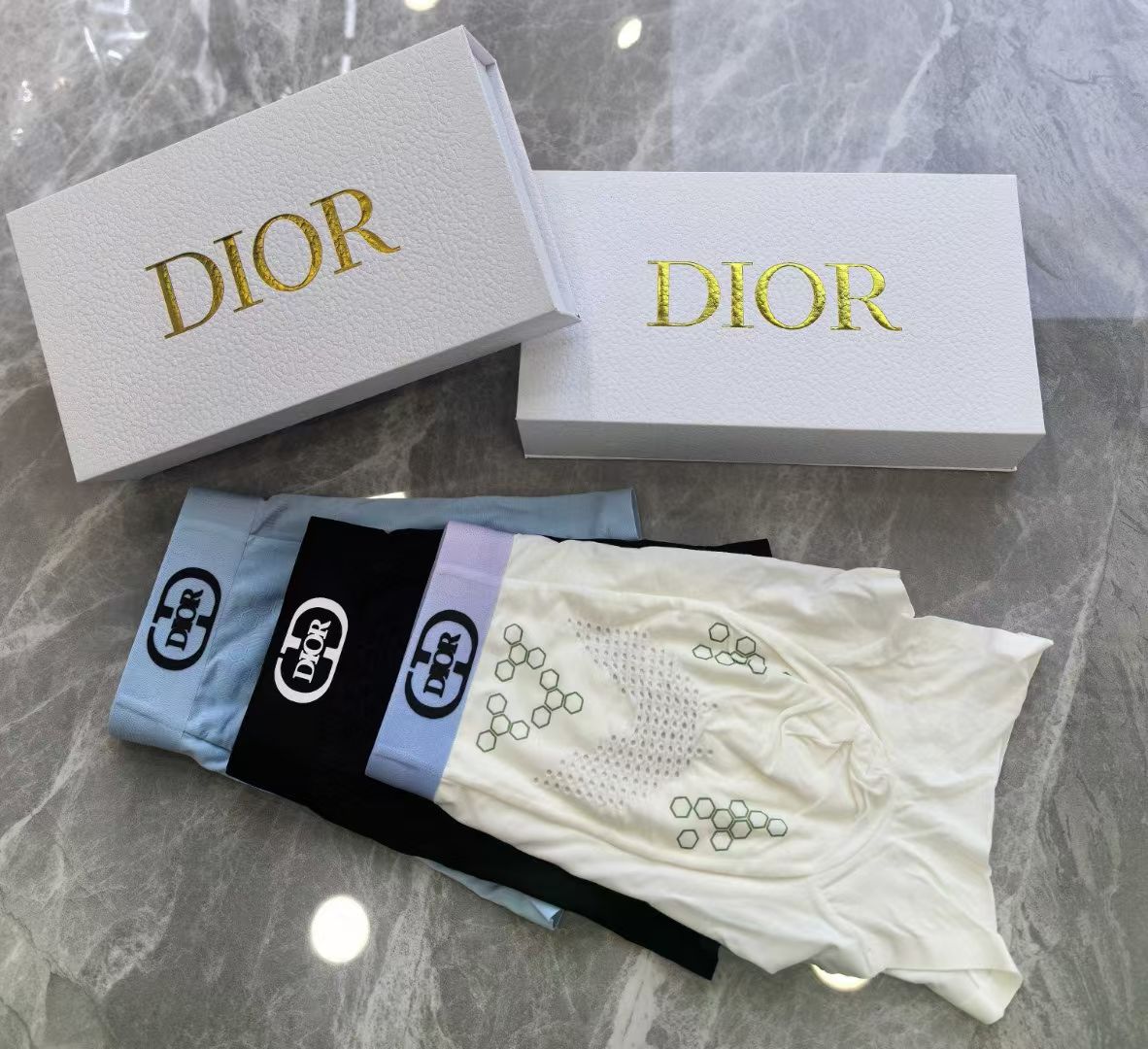 Dior HexaForm Briefs – Signature Texture Edition