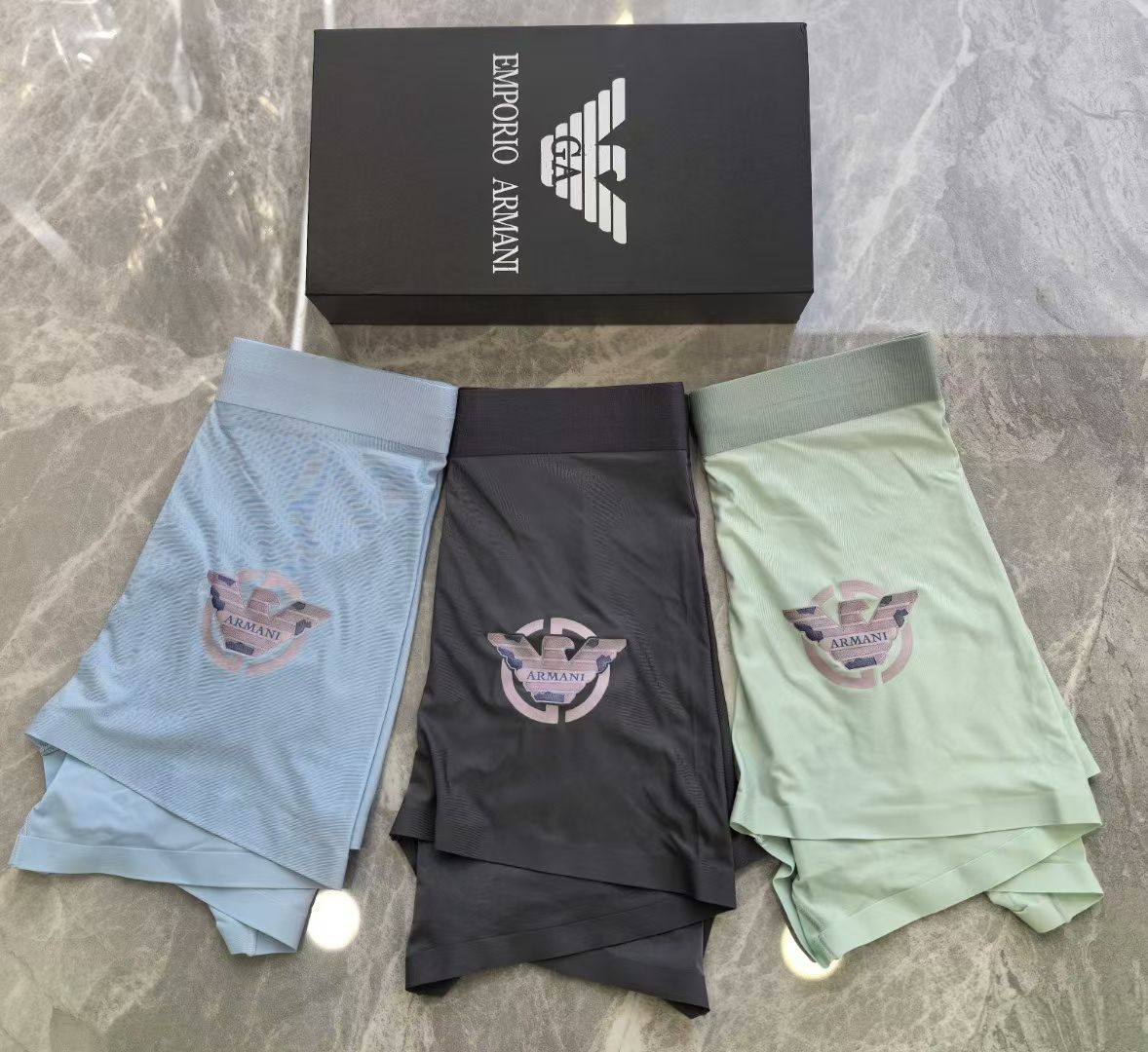 Emporio Armani AeroBriefs – Signature Crest Edition