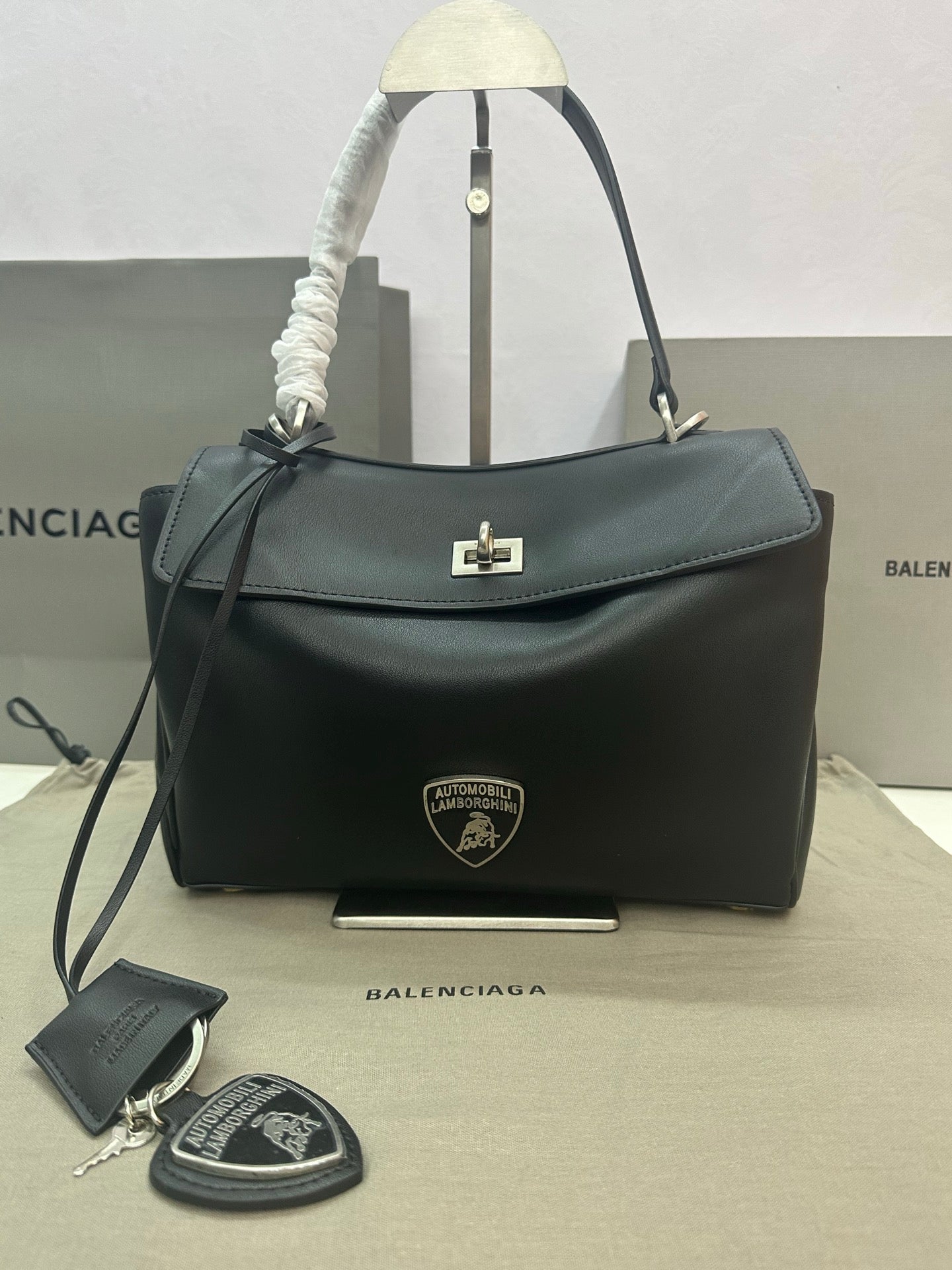 Balenciaga x Lamborghini Flap Handbag