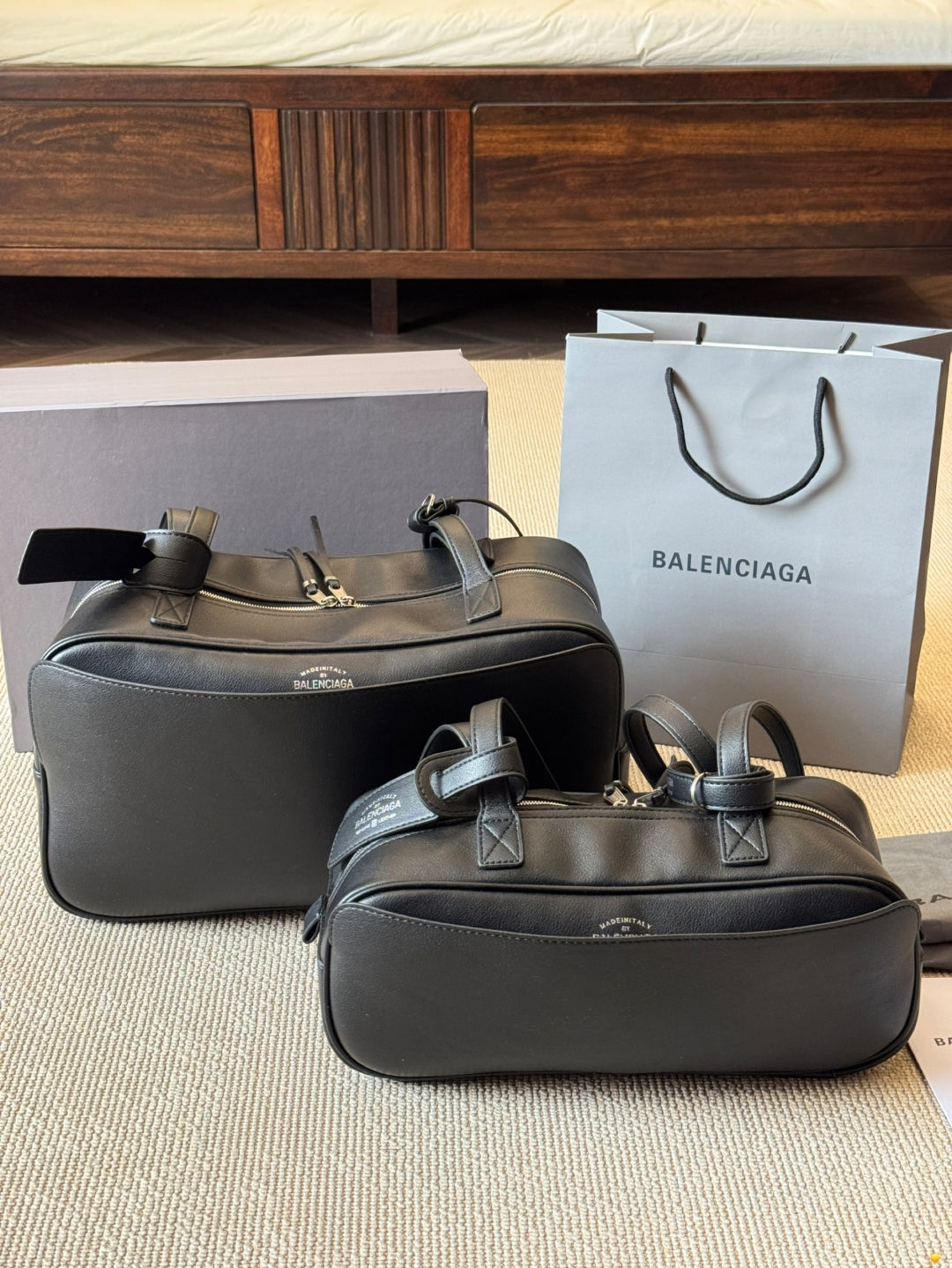 Balenciaga Logo Handbag Collection  Duffle & Top-Handle Styles