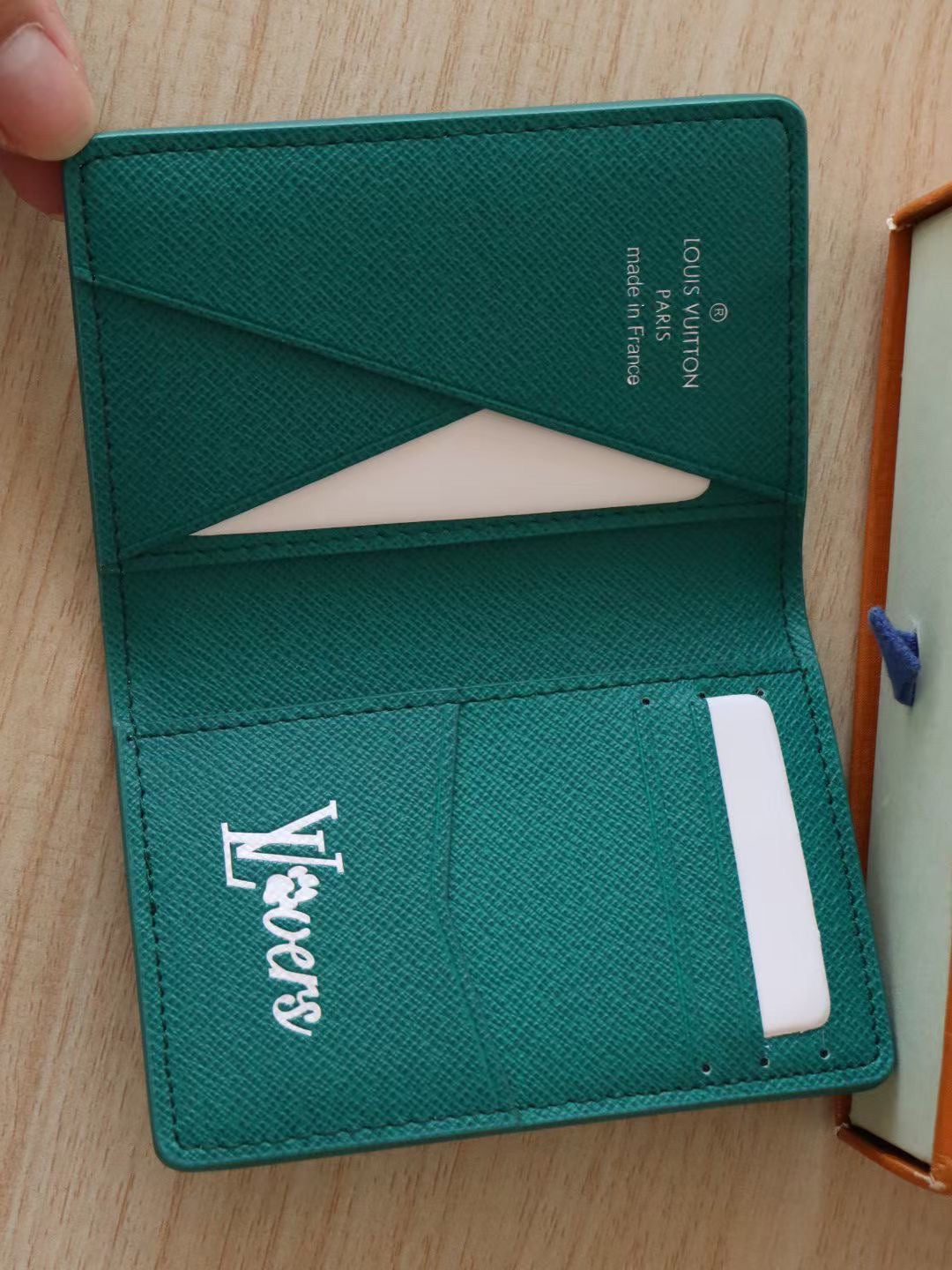 Louis Vuitton Monogram Cardholders – Green & Tan Editions