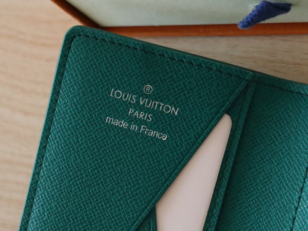 Louis Vuitton Monogram Cardholders – Green & Tan Editions