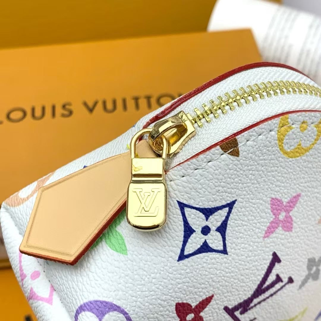 Louis Vuitton Multicolor Monogram Cosmetic Pouches – White & Black Editions