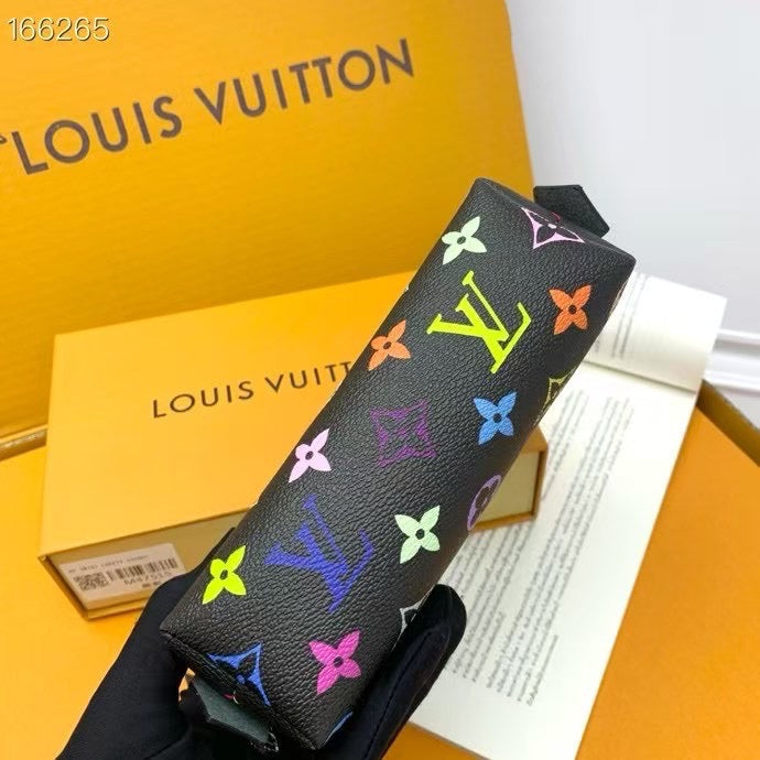 Louis Vuitton Multicolor Monogram Cosmetic Pouches – White & Black Editions