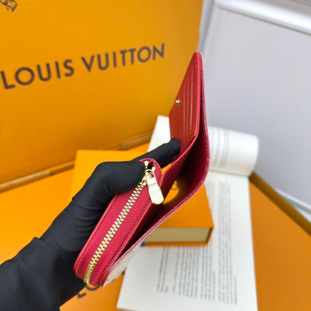 Louis Vuitton Multicolor Monogram Wallet Collection – Red & White Editions