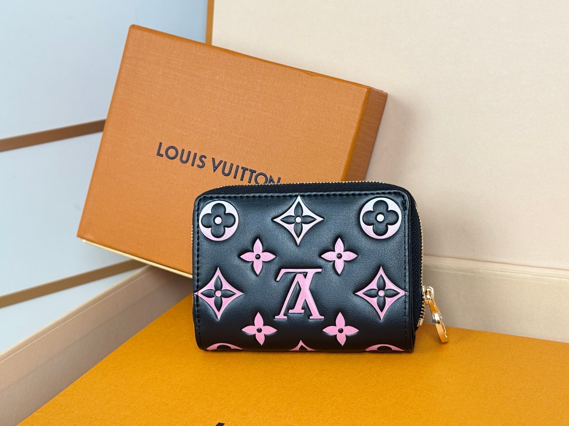 Louis Vuitton Black & Pink Monogram Wallet – Murakami 20th Anniversary Edition