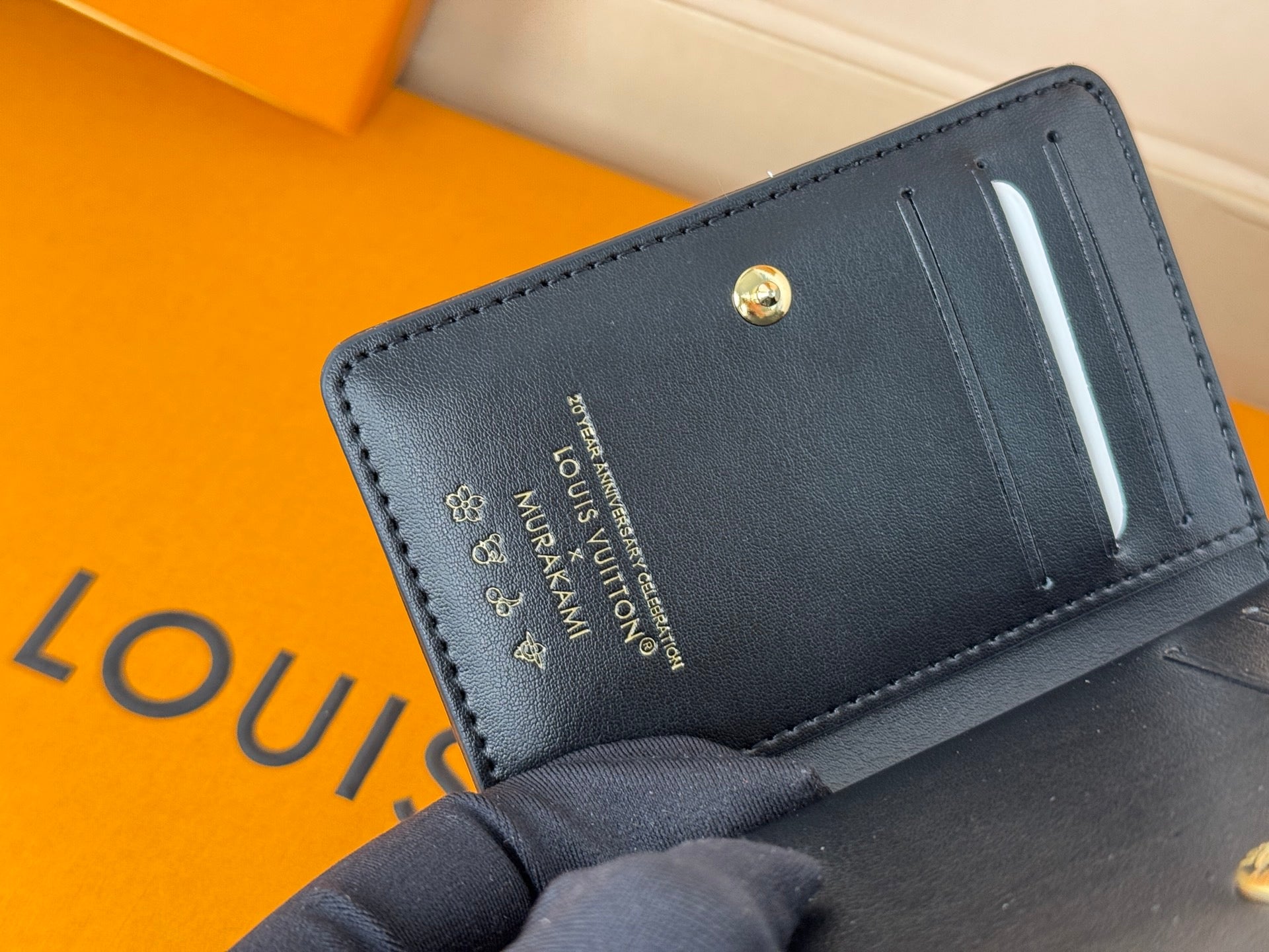 Louis Vuitton Black & Pink Monogram Wallet – Murakami 20th Anniversary Edition