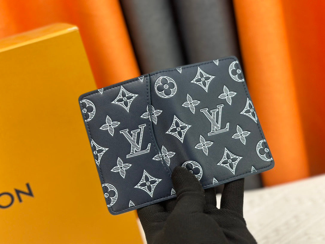 Louis Vuitton Blue Monogram Wallet – Classic Edition