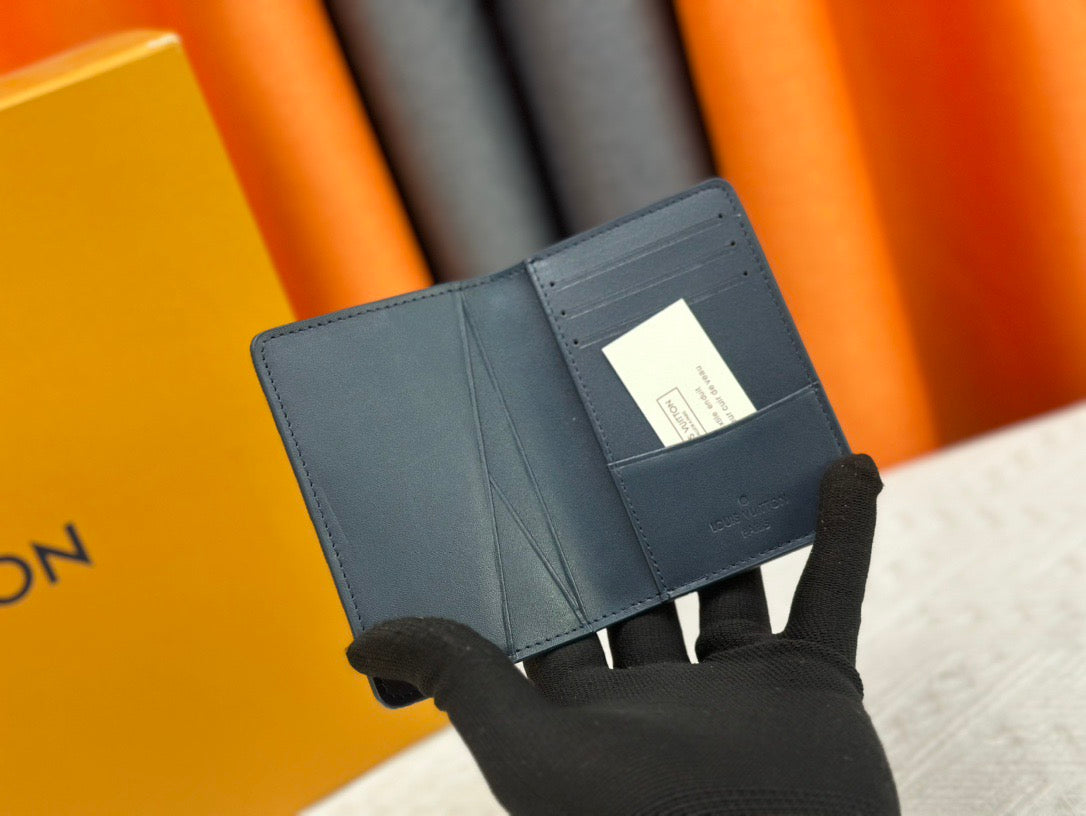 Louis Vuitton Blue Monogram Wallet – Classic Edition