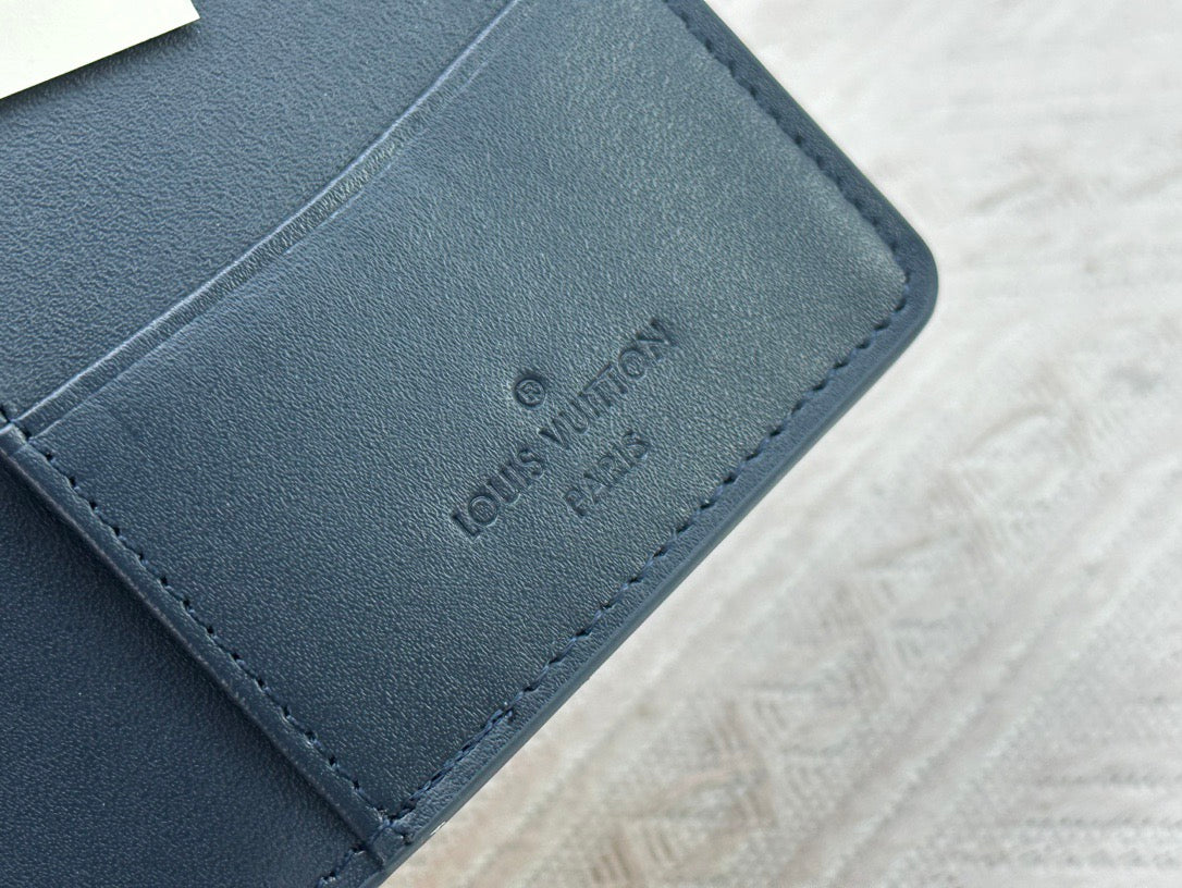 Louis Vuitton Blue Monogram Wallet – Classic Edition