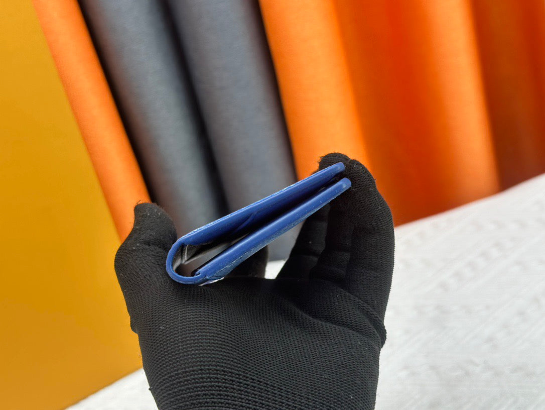 Louis Vuitton Blue Monogram Wallet – Artistic Wave Edition