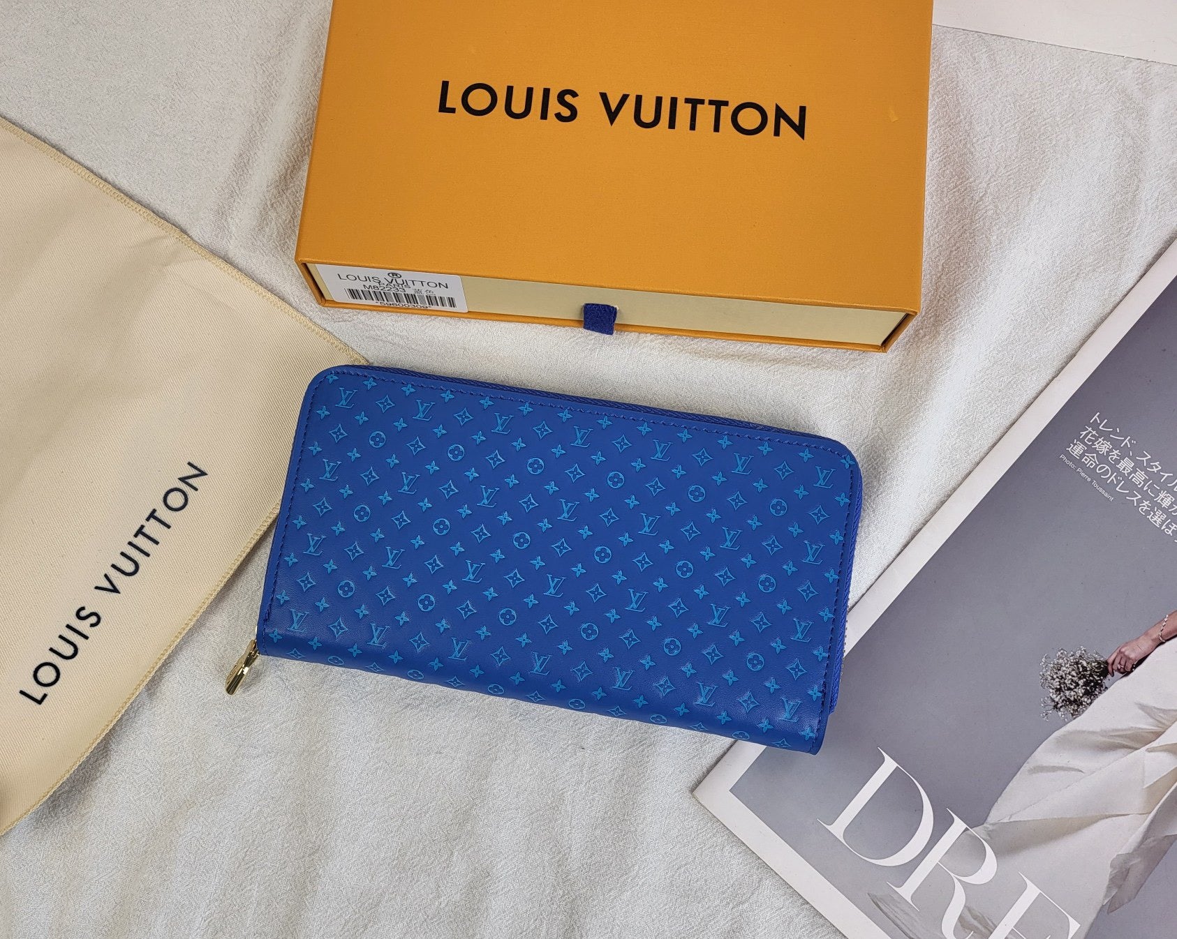 Louis Vuitton Blue Monogram Wallet Collection