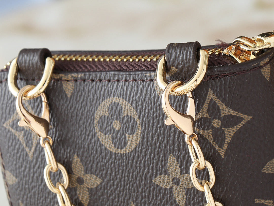 Louis Vuitton Classic Monogram Chain Bag – Gold Clasp Edition