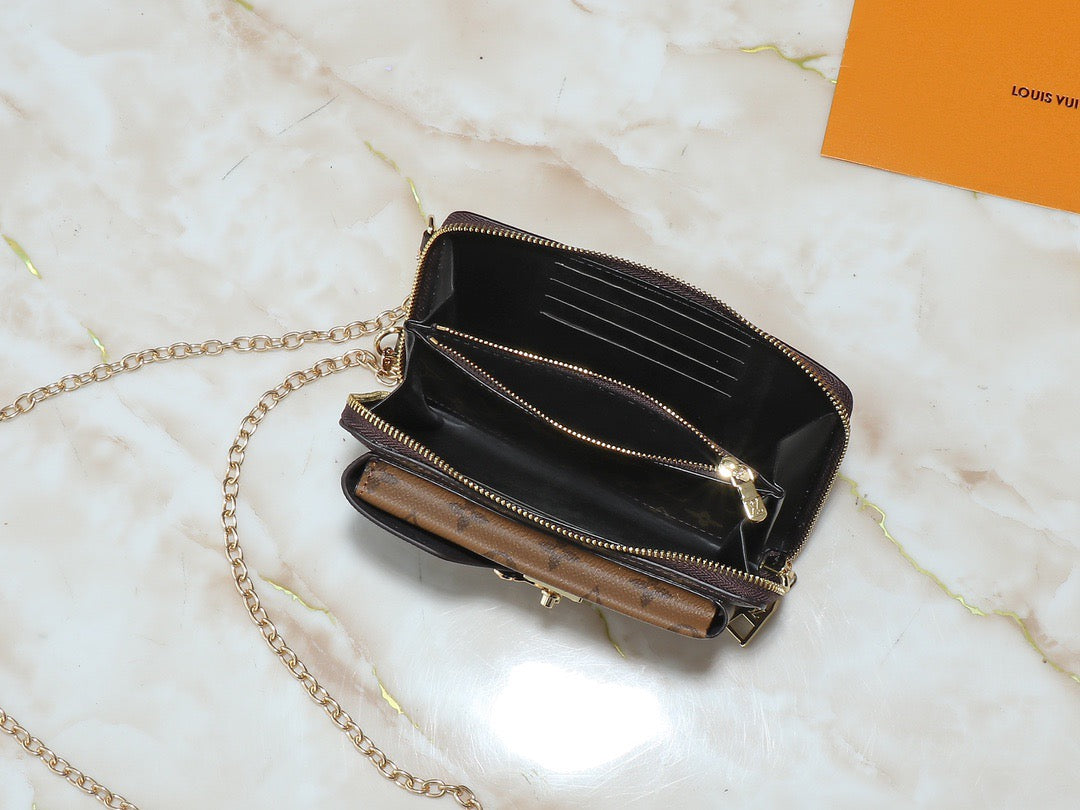 Louis Vuitton Classic Monogram Chain Bag – Gold Clasp Edition