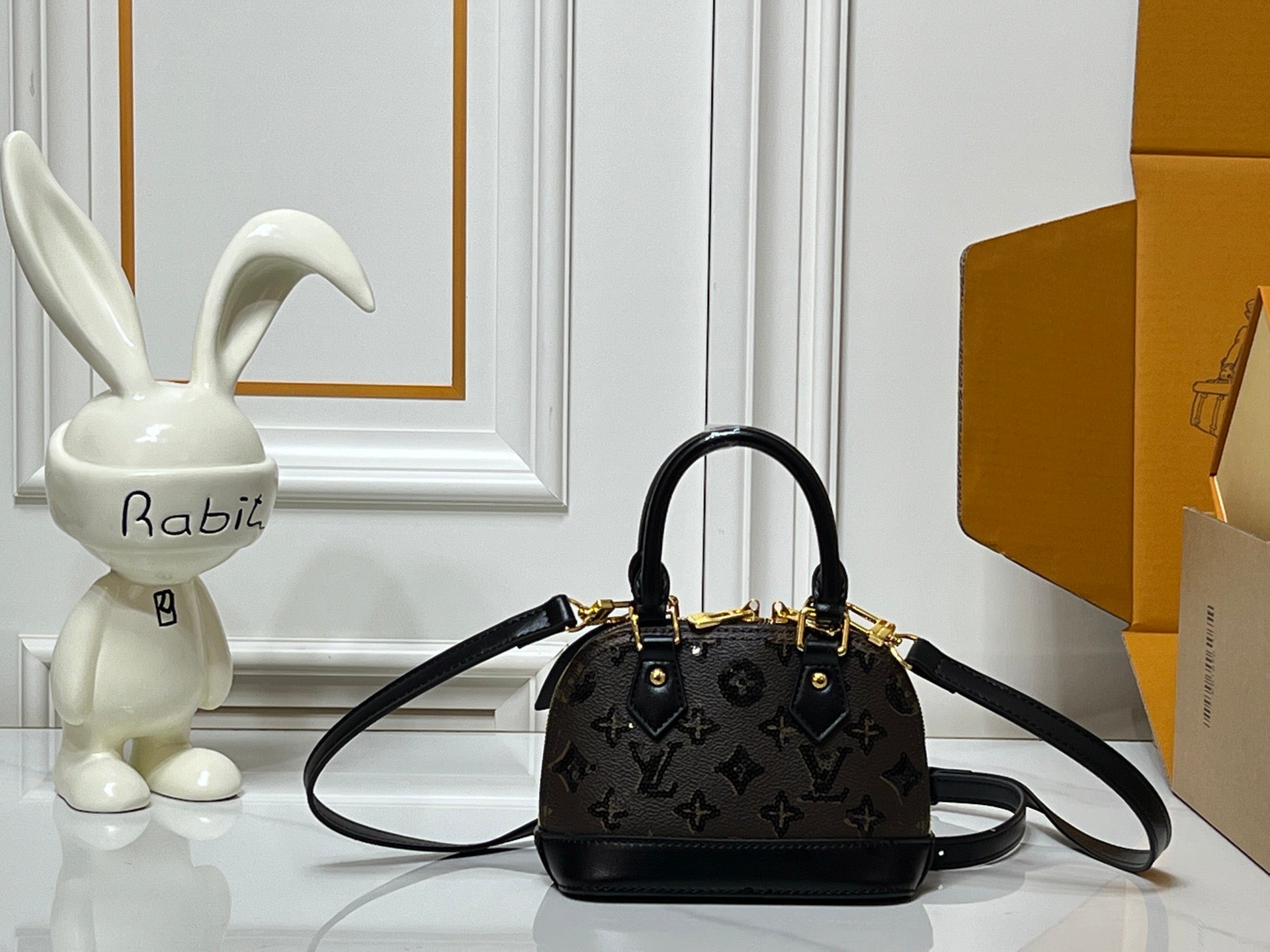Louis Vuitton Monogram Handbag Duo – Classic & Sequined Edition