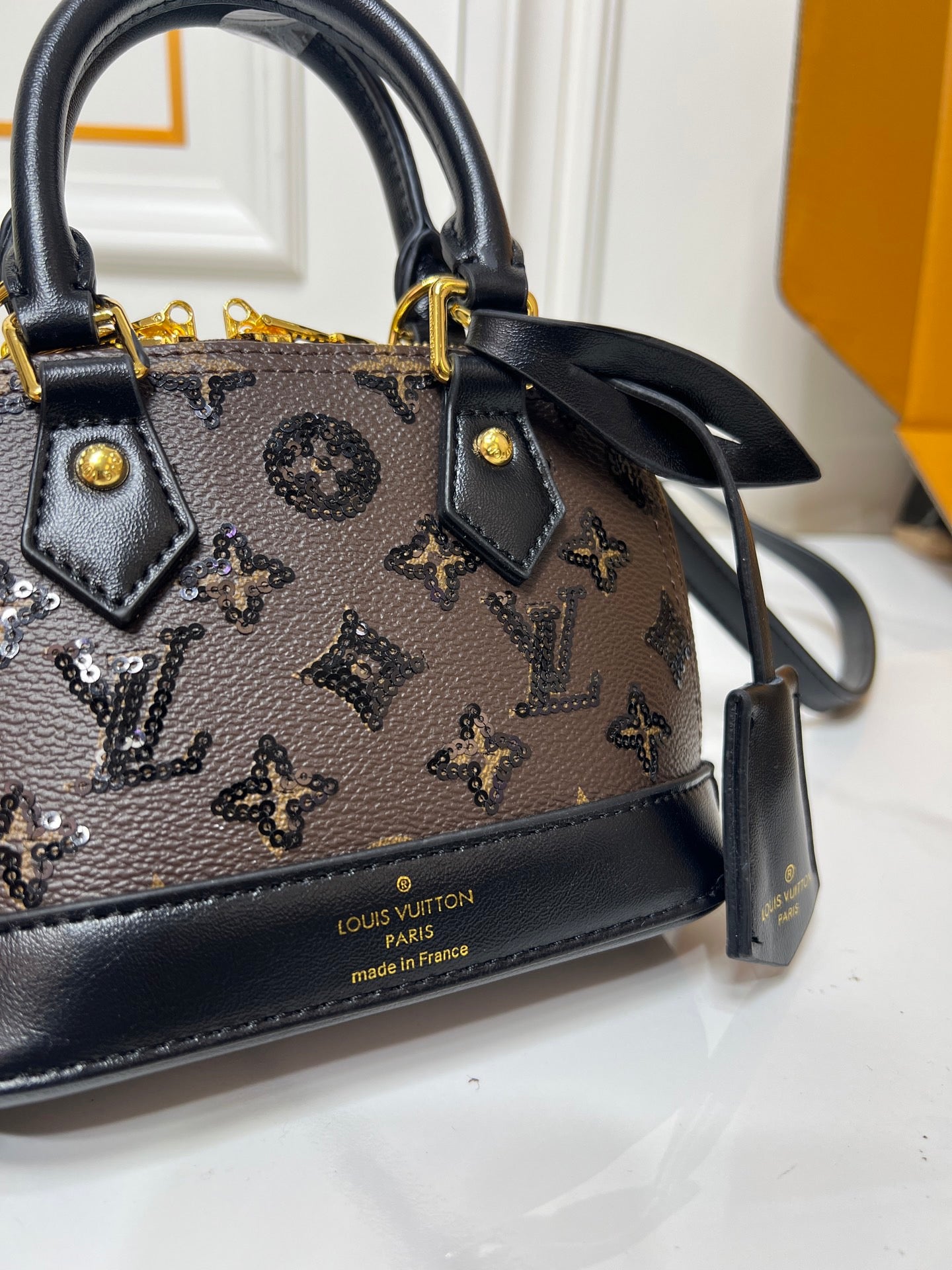 Louis Vuitton Monogram Handbag Duo – Classic & Sequined Edition