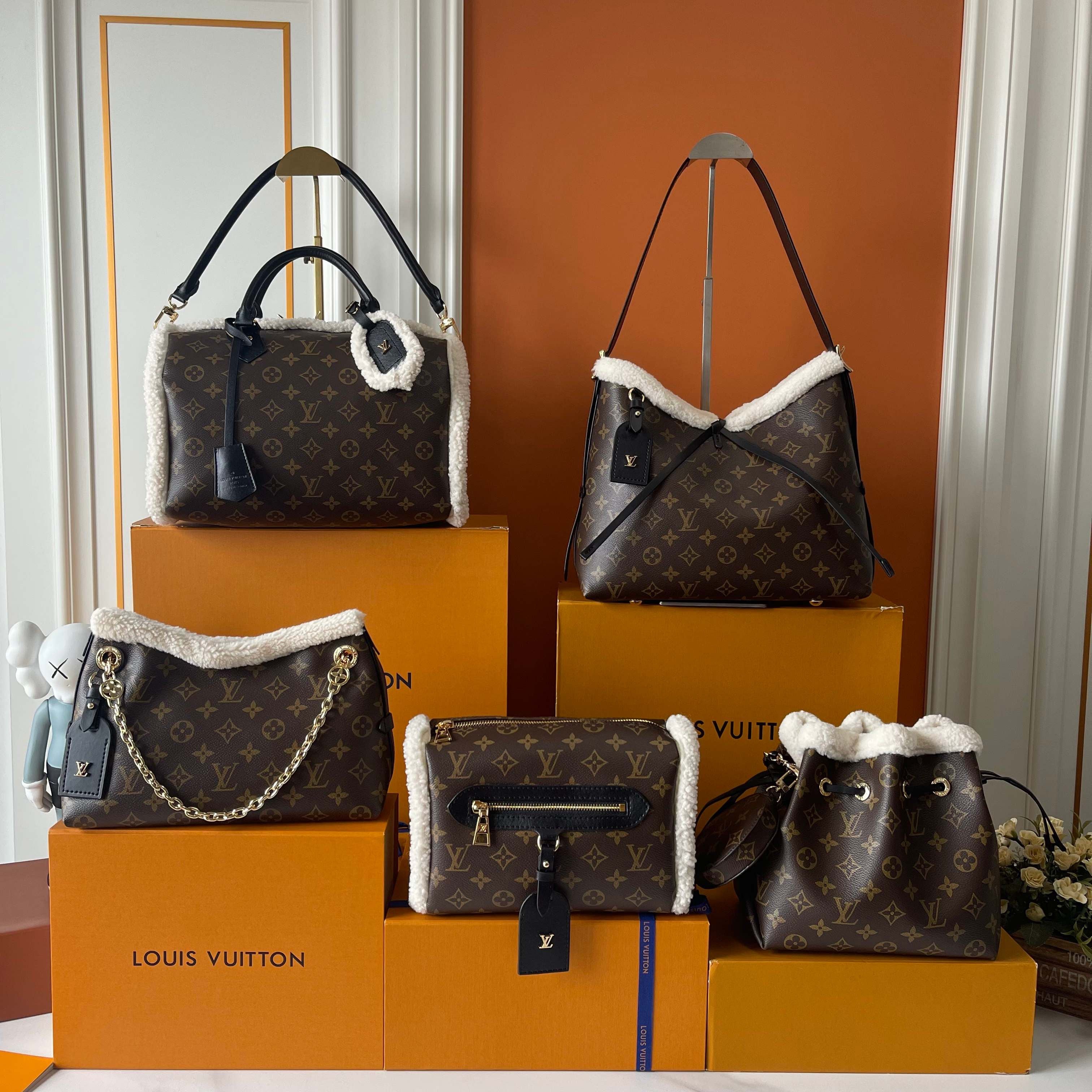 Louis Vuitton Monogram Shearling Handbag Collection – Winter Luxe Series
