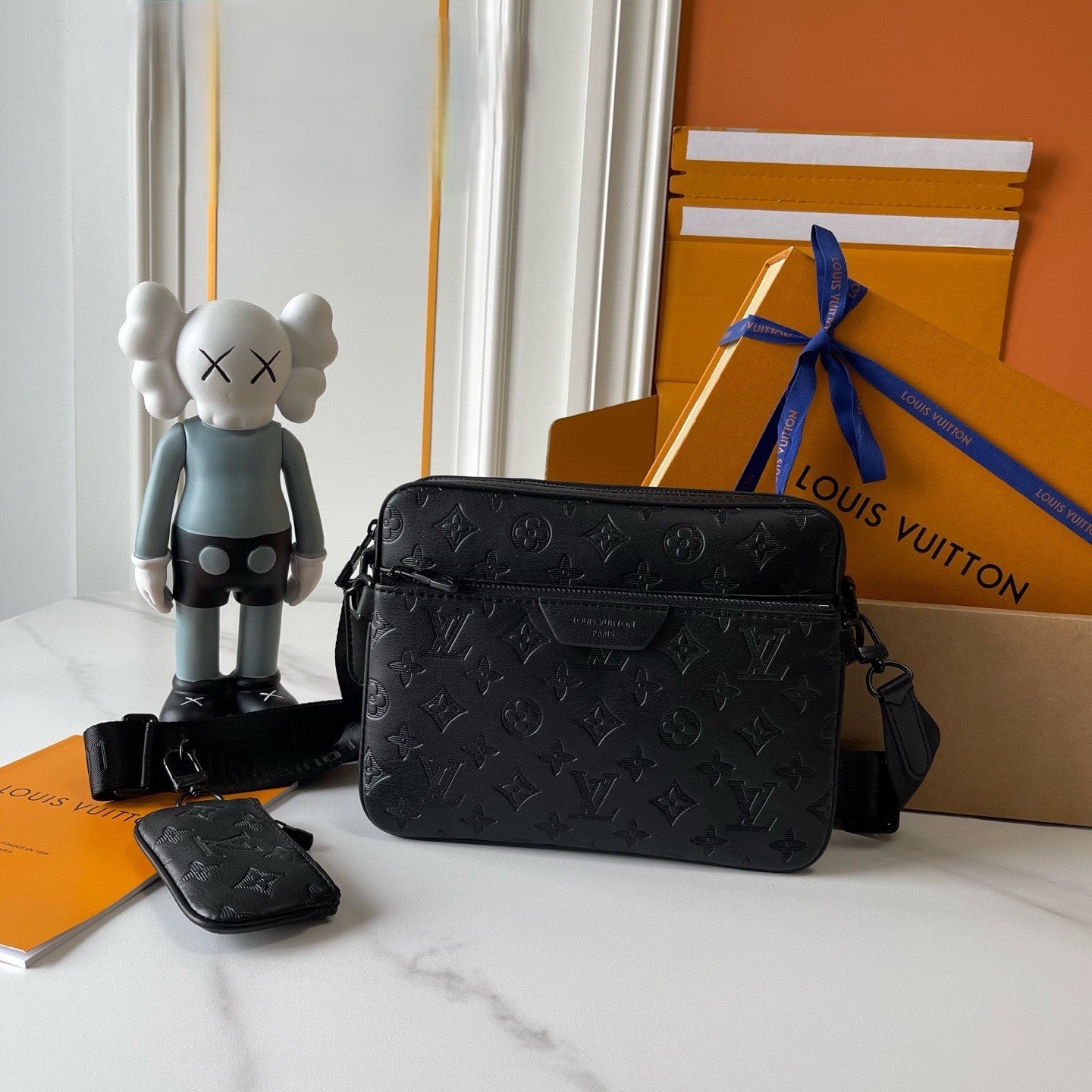 Louis Vuitton Embossed Monogram Crossbody Collection – Trio Color Series