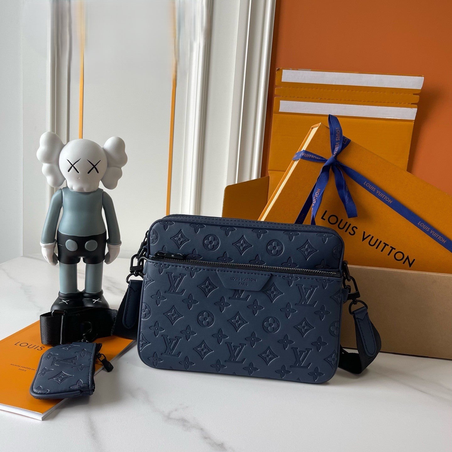 Louis Vuitton Embossed Monogram Crossbody Collection – Trio Color Series