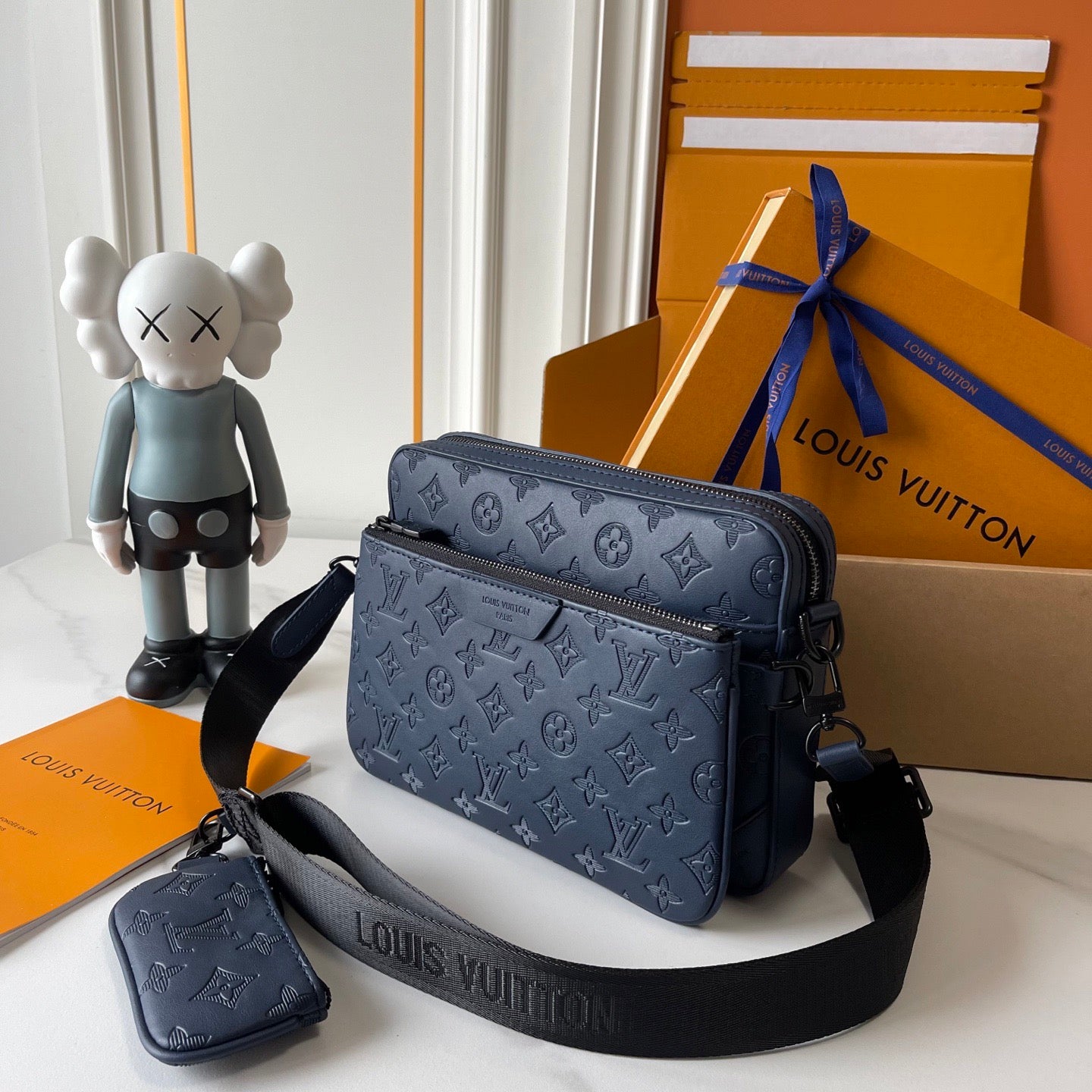 Louis Vuitton Embossed Monogram Crossbody Collection – Trio Color Series