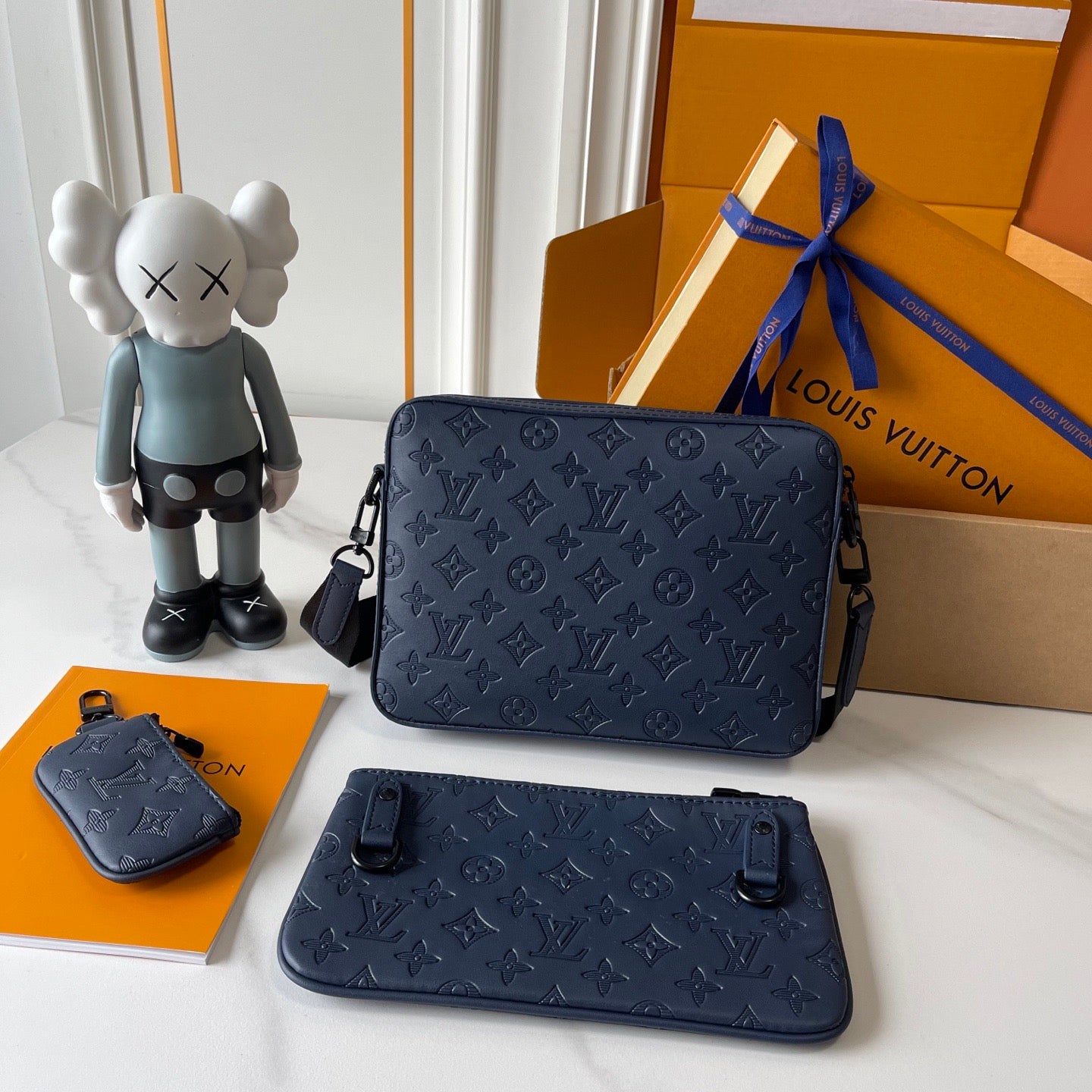 Louis Vuitton Embossed Monogram Crossbody Collection – Trio Color Series