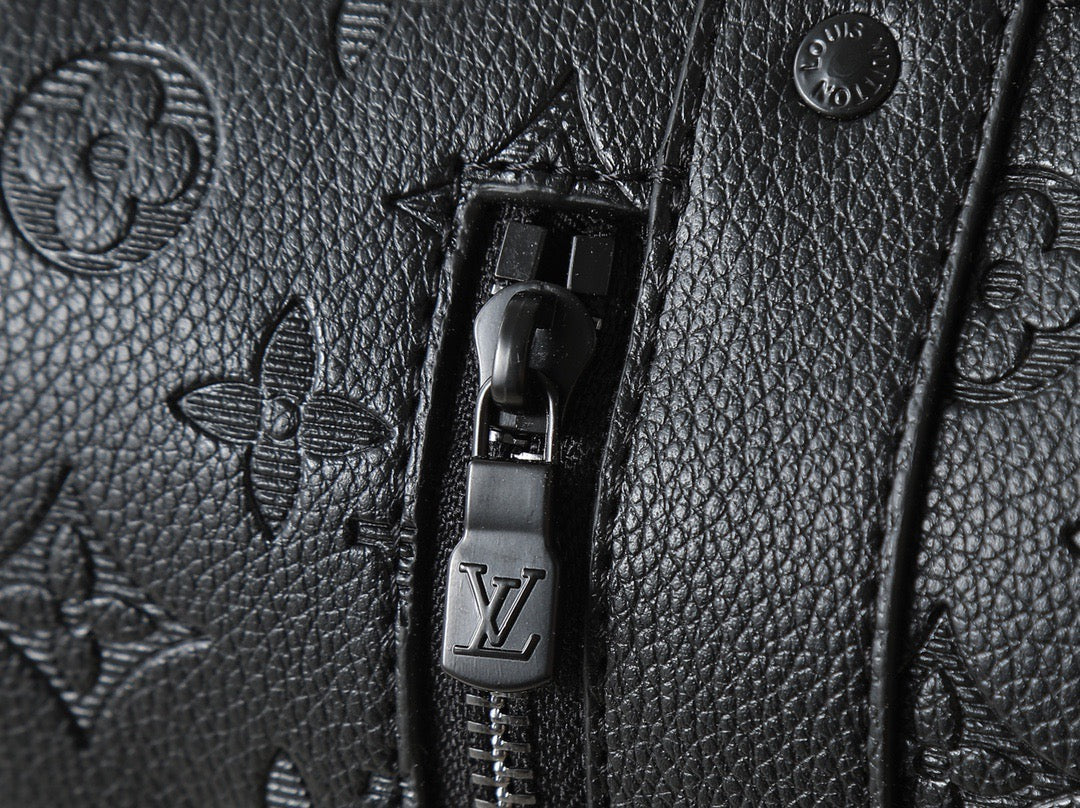 Louis Vuitton Embossed Monogram Crossbody – Noir Edition