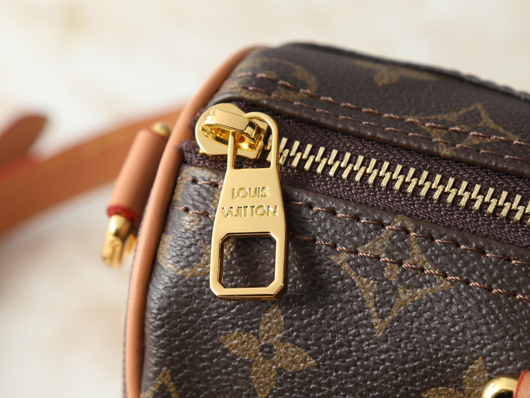 Louis Vuitton Monogram Suede Accent Handbag – Heritage Remix Edition