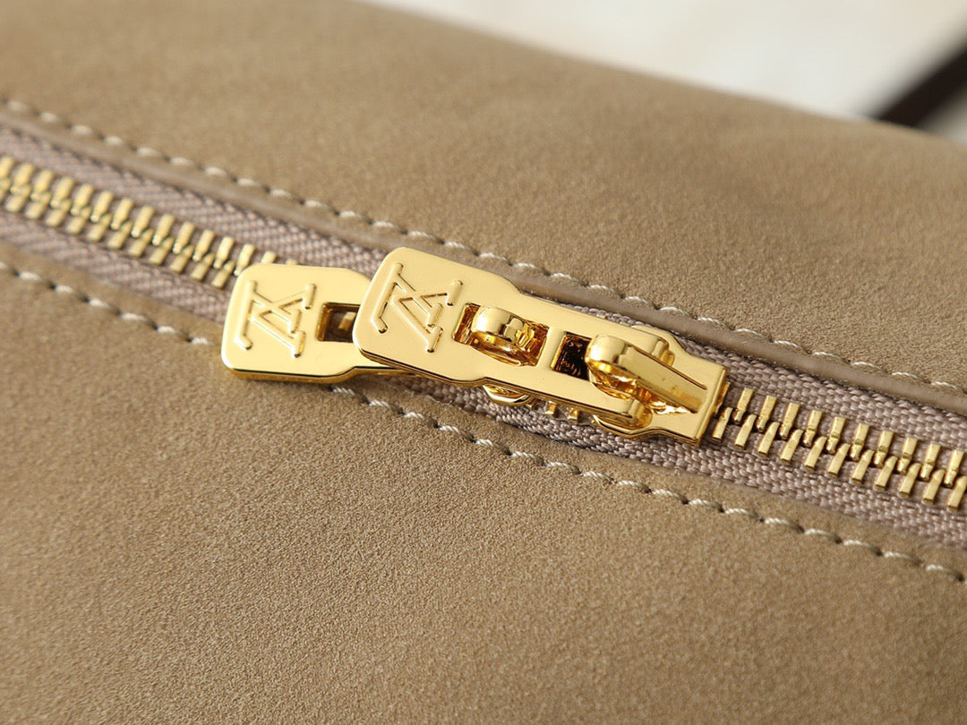 Louis Vuitton Beige Monogram Handbag – Lock & Strap Edition