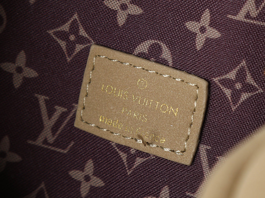 Louis Vuitton Beige Monogram Handbag – Lock & Strap Edition