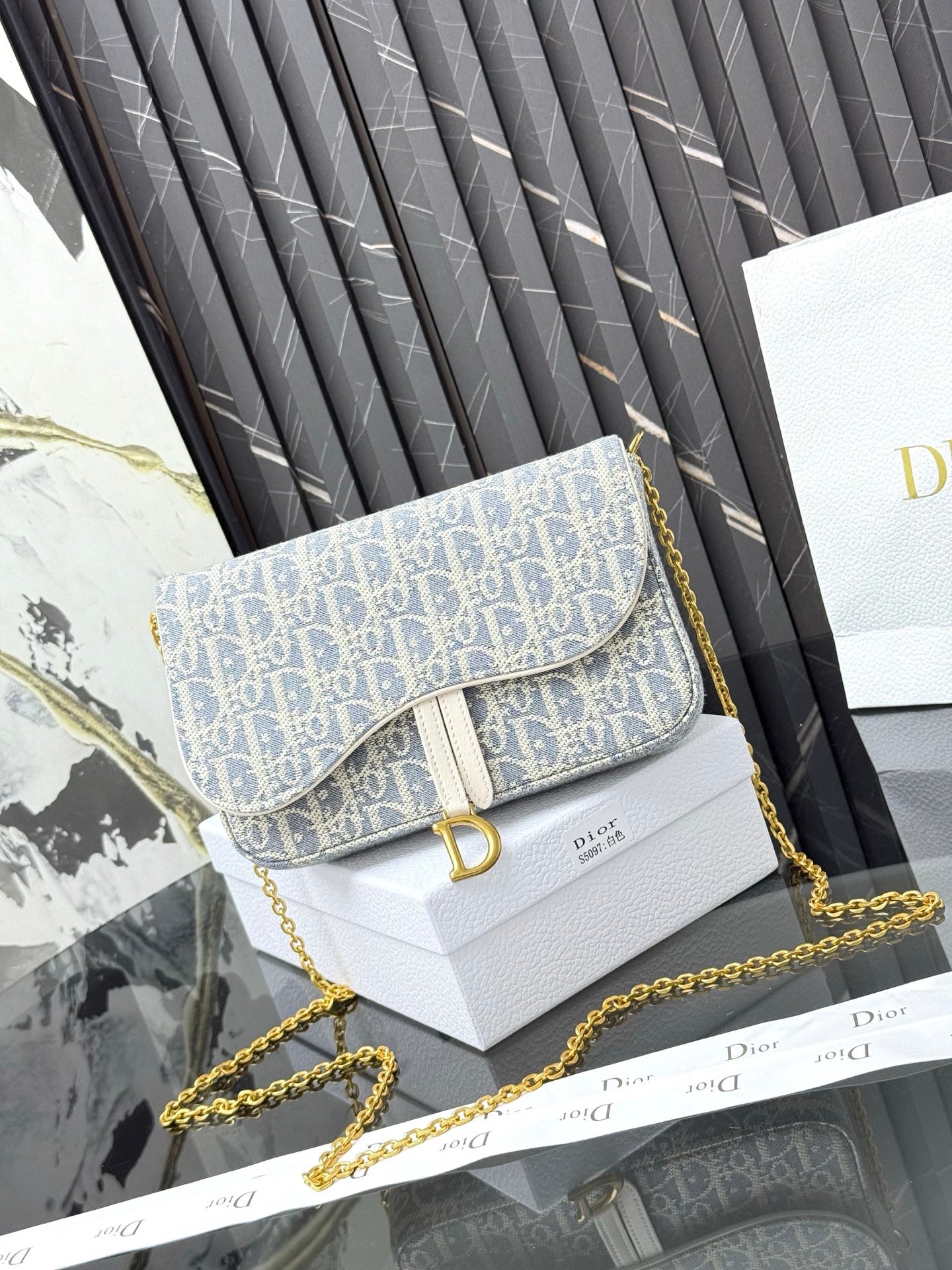 Dior Monogram Flap Handbag Collection – Chain Charm Series