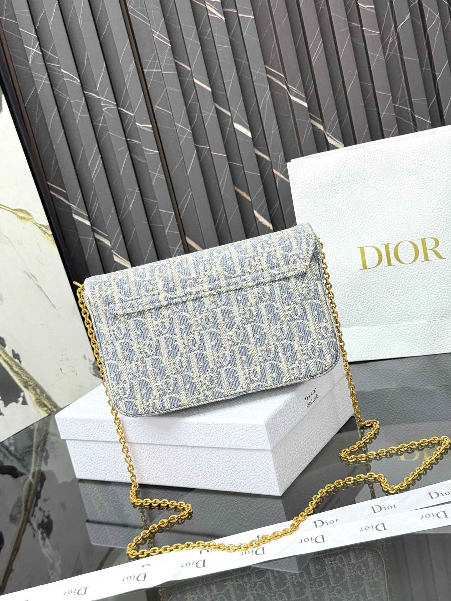 Dior Monogram Flap Handbag Collection – Chain Charm Series