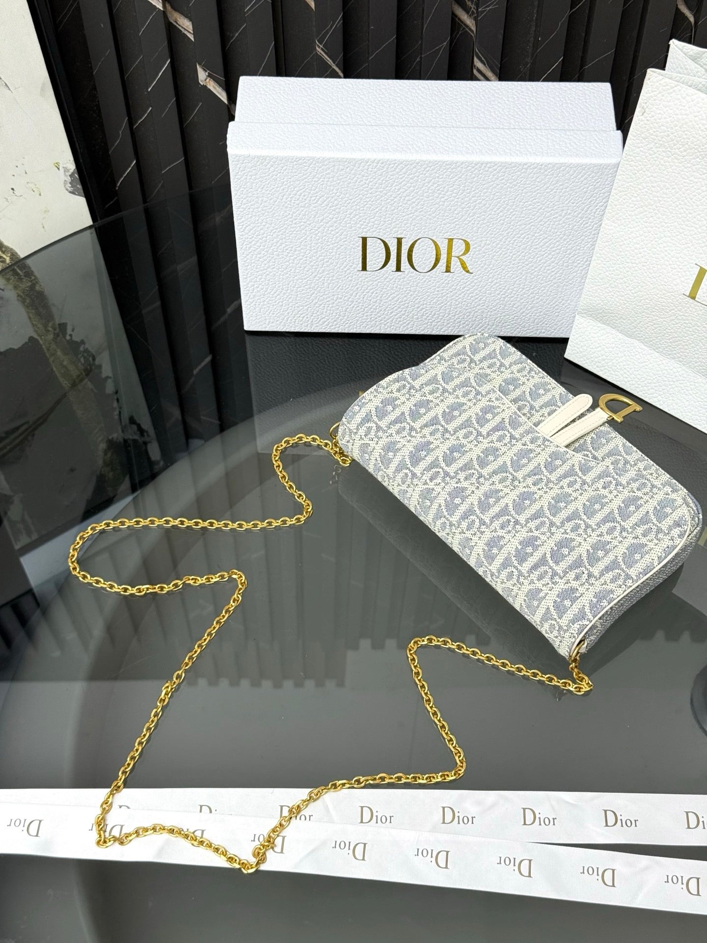 Dior Monogram Flap Handbag Collection – Chain Charm Series